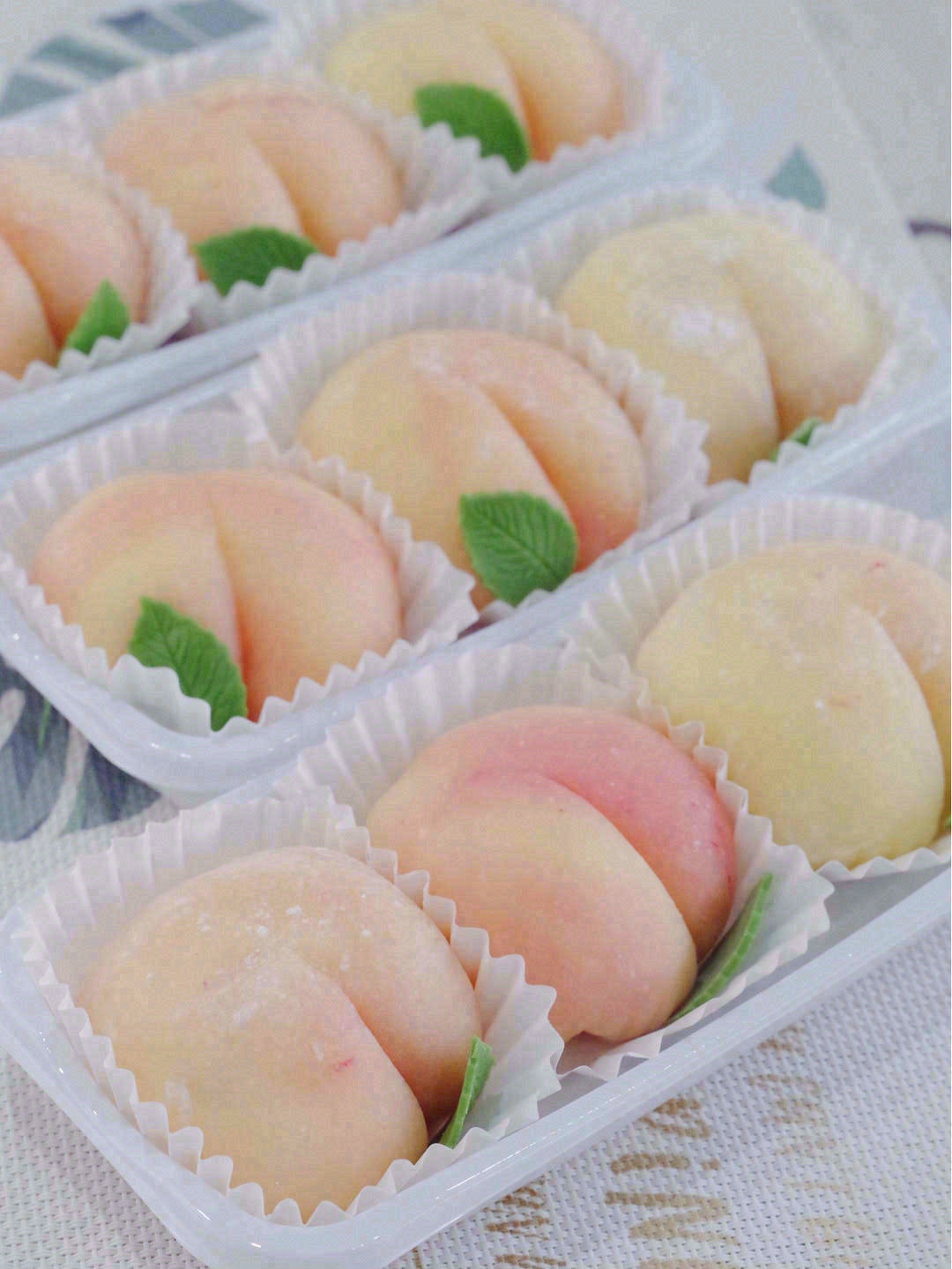 夏日里的甜:🔆蜜桃臀雪媚娘🍑 一口咬下去 配图1