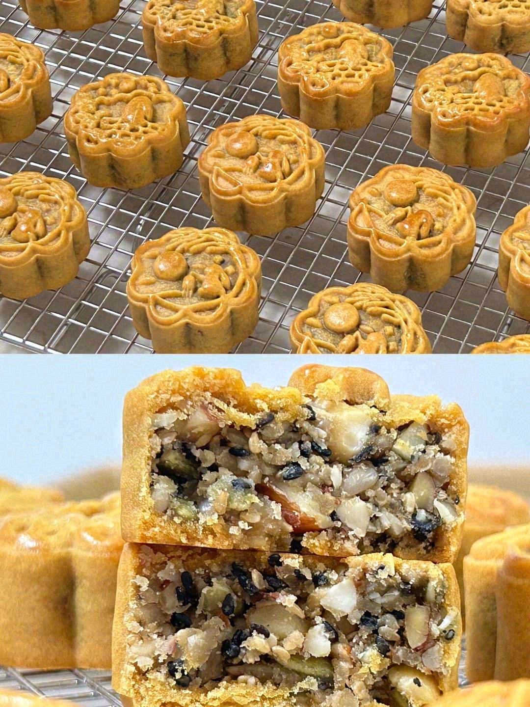 扎实的馅料低甜的口感‼️ 是这些年对五仁 配图1