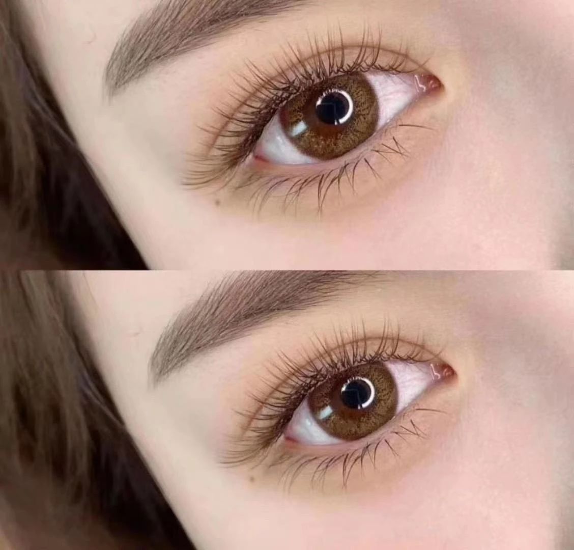 焦糖色的睫毛 满眼都是小星星🌟 完美诠释
