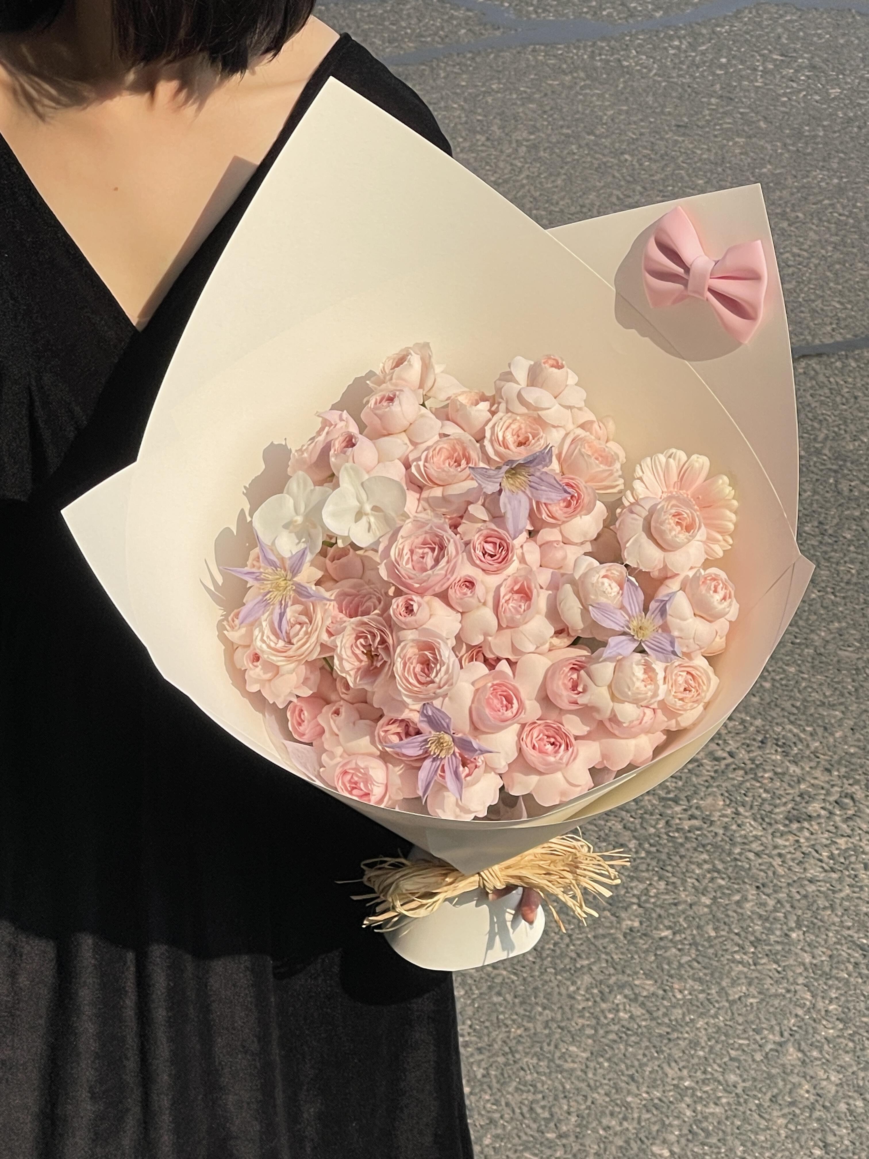 仙子之吻花束🌼自带朦胧滤镜 室外自然光下 配图2