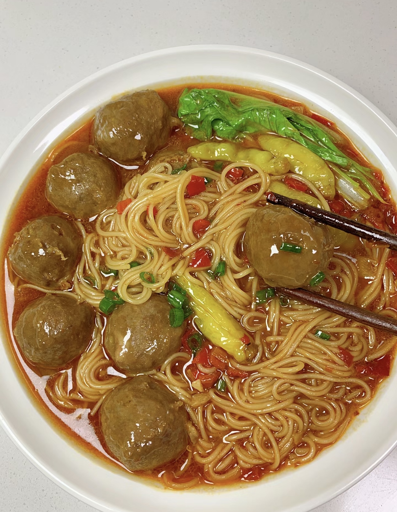 牛肉丸汤面，热情四溢的美味风暴！弹牙的牛 配图3