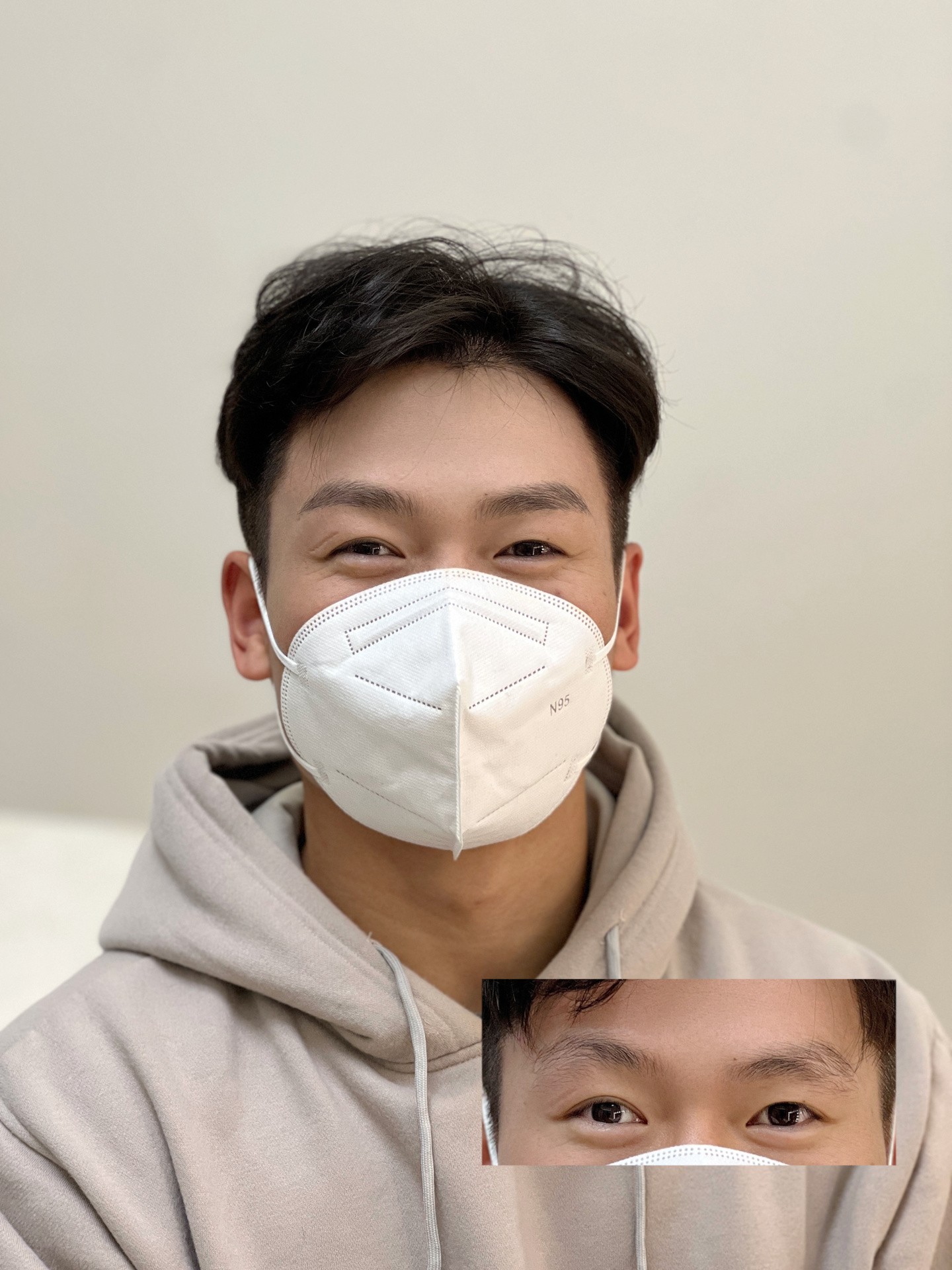 不是女生才可以精致 男生眉前后对比 配图2