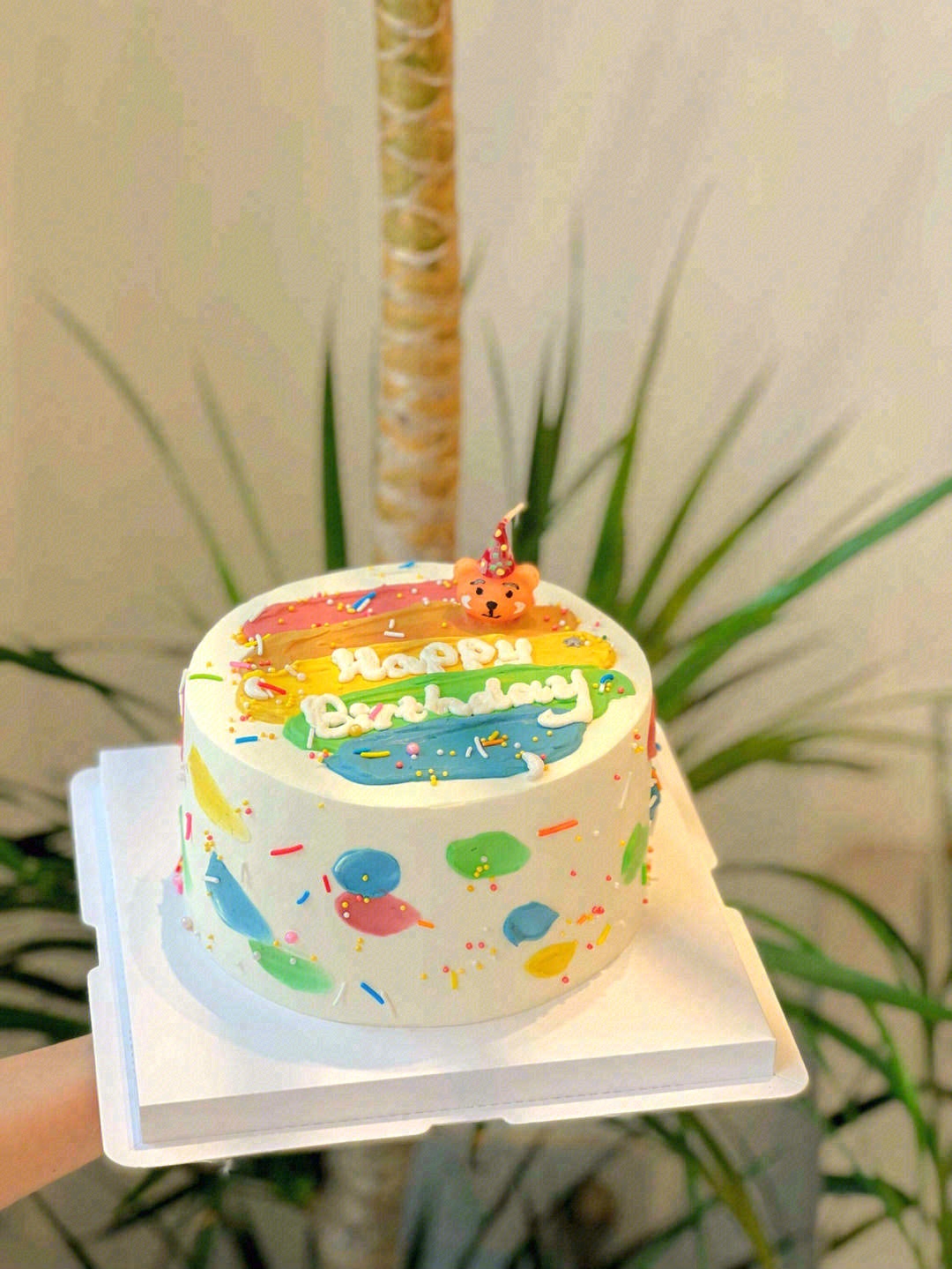 彩虹蛋糕🌈🌈 把彩虹✨装进蛋糕里，把甜蜜 配图2