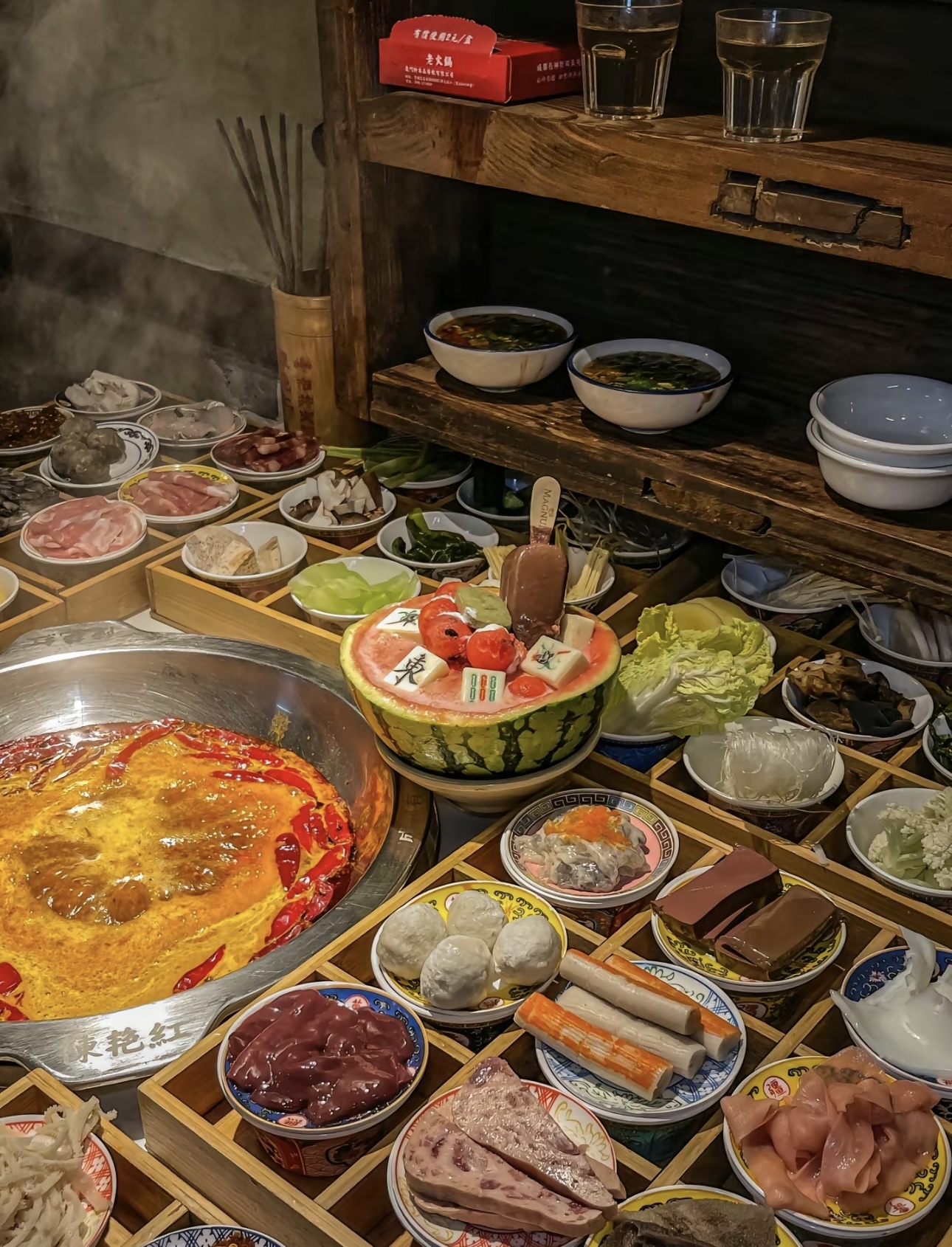 俗话说的好：锅底滚烫，你是心之所向；毛肚 配图2