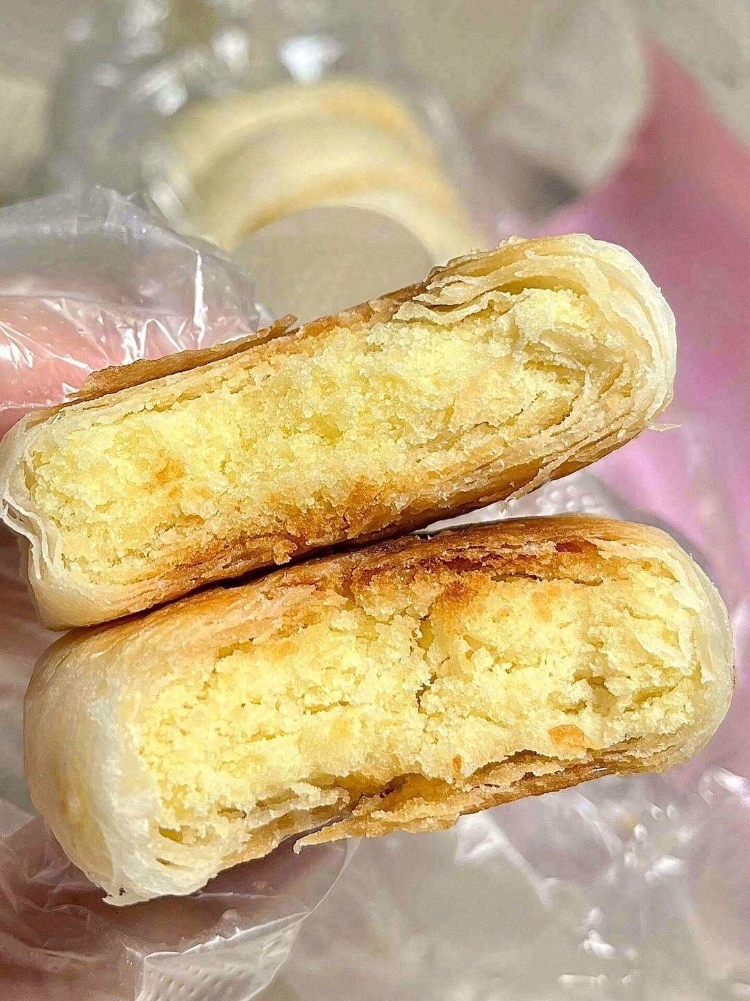 看似小小的一块绿豆饼🥞，但吃起来层次却十 配图2