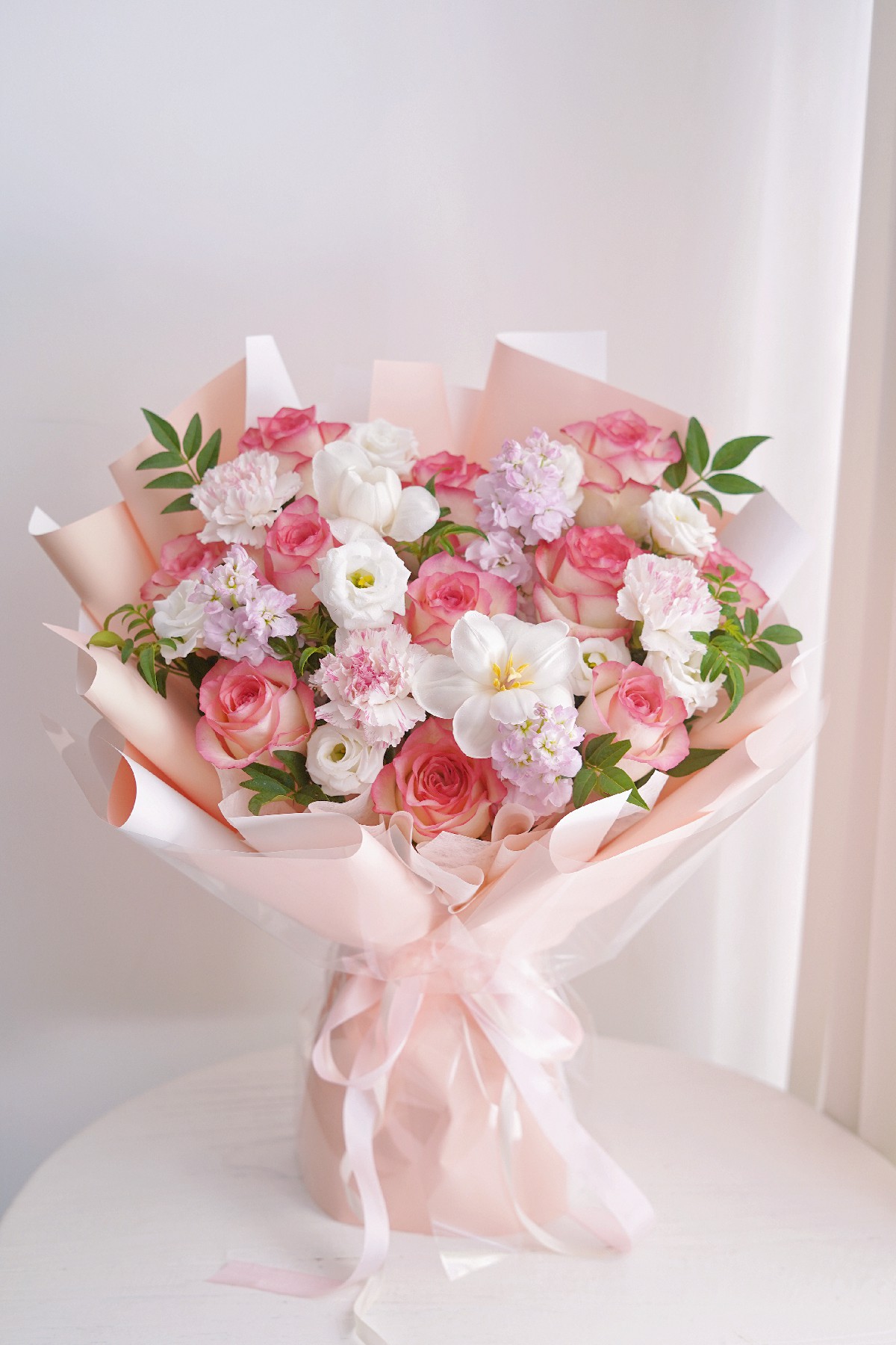 艾莎玫瑰花束🌸 我的心中只有你 手持烟火 配图2