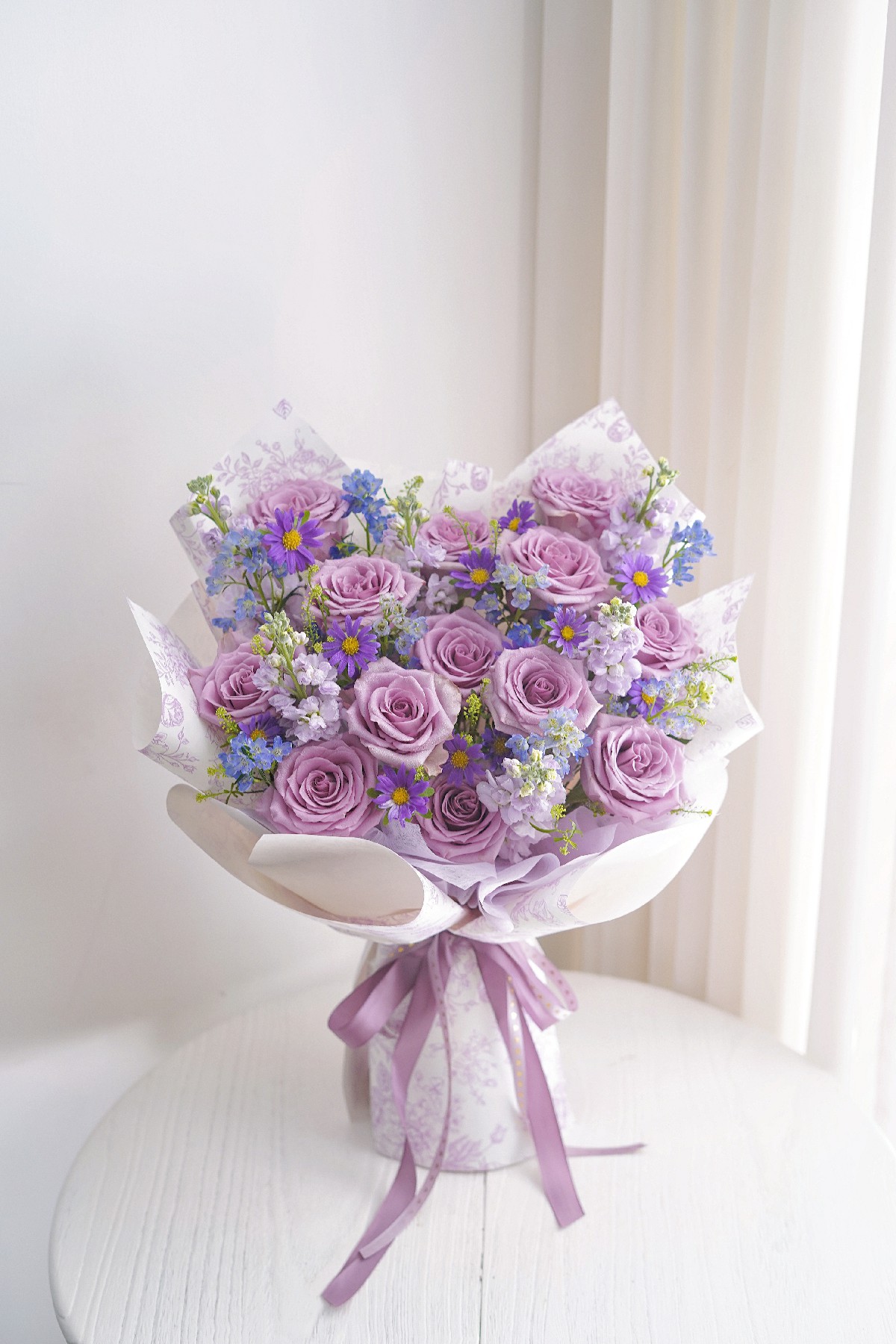 如果浪漫有颜色💐 那她💜一定是紫色 你说 配图1