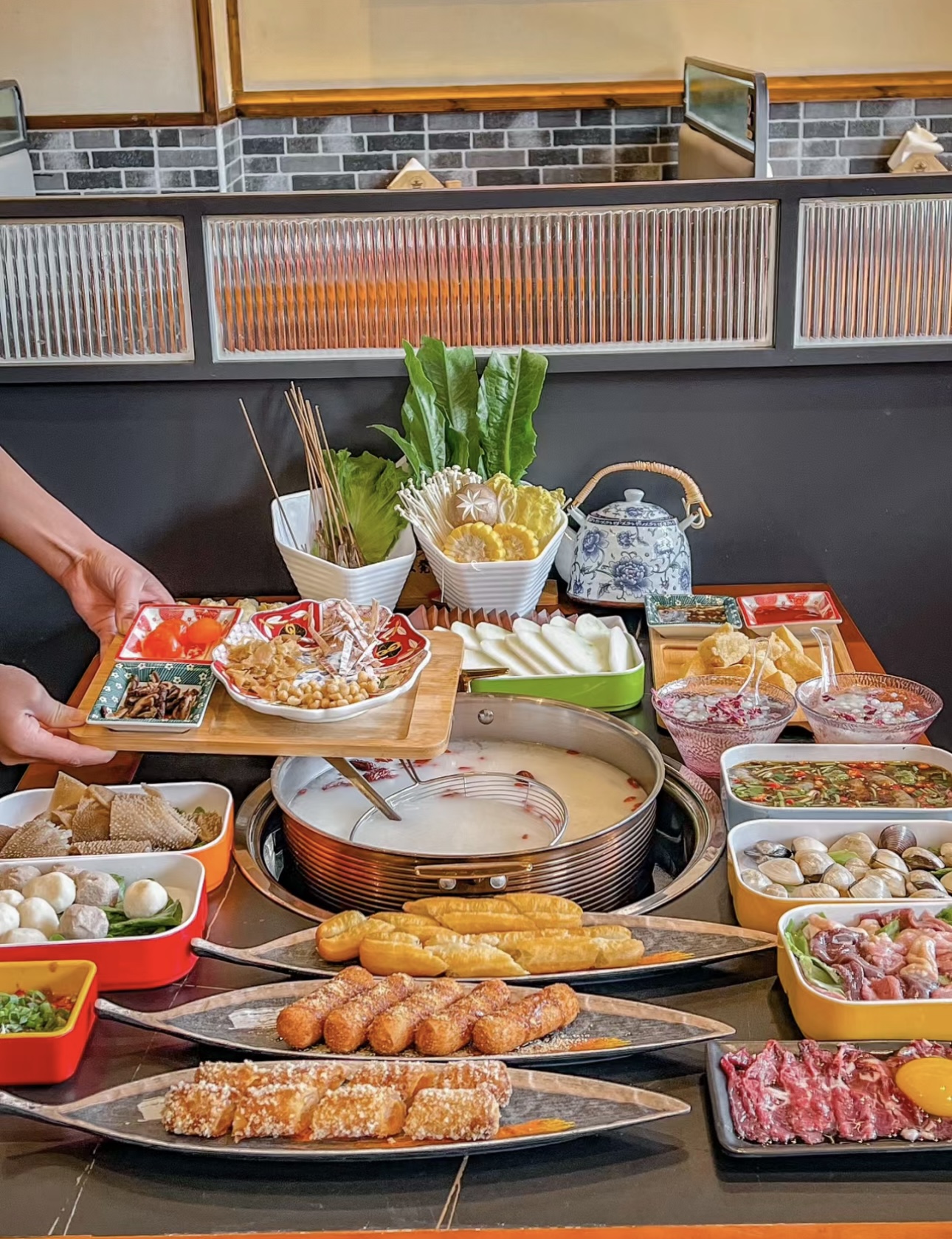 🥘 粥底火锅，养生又美味！😋 🍚 用香米 配图1