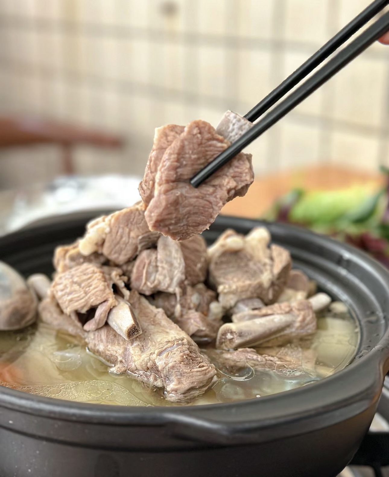 山药排骨火锅，是温暖与美味的完美融合。精 配图3