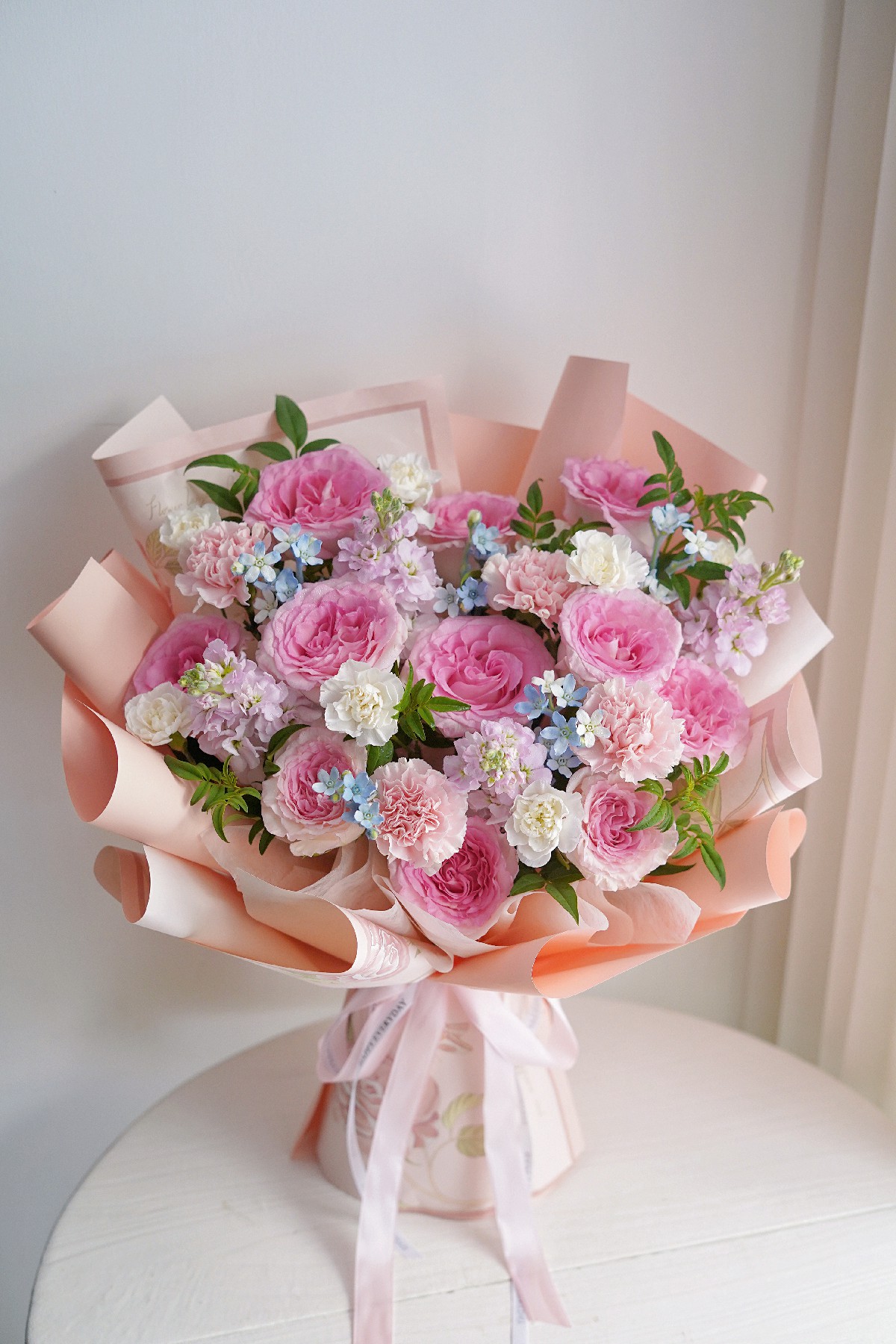 这束洛神🌸 替我藏好了心事 花瓣从奶白晕 配图2