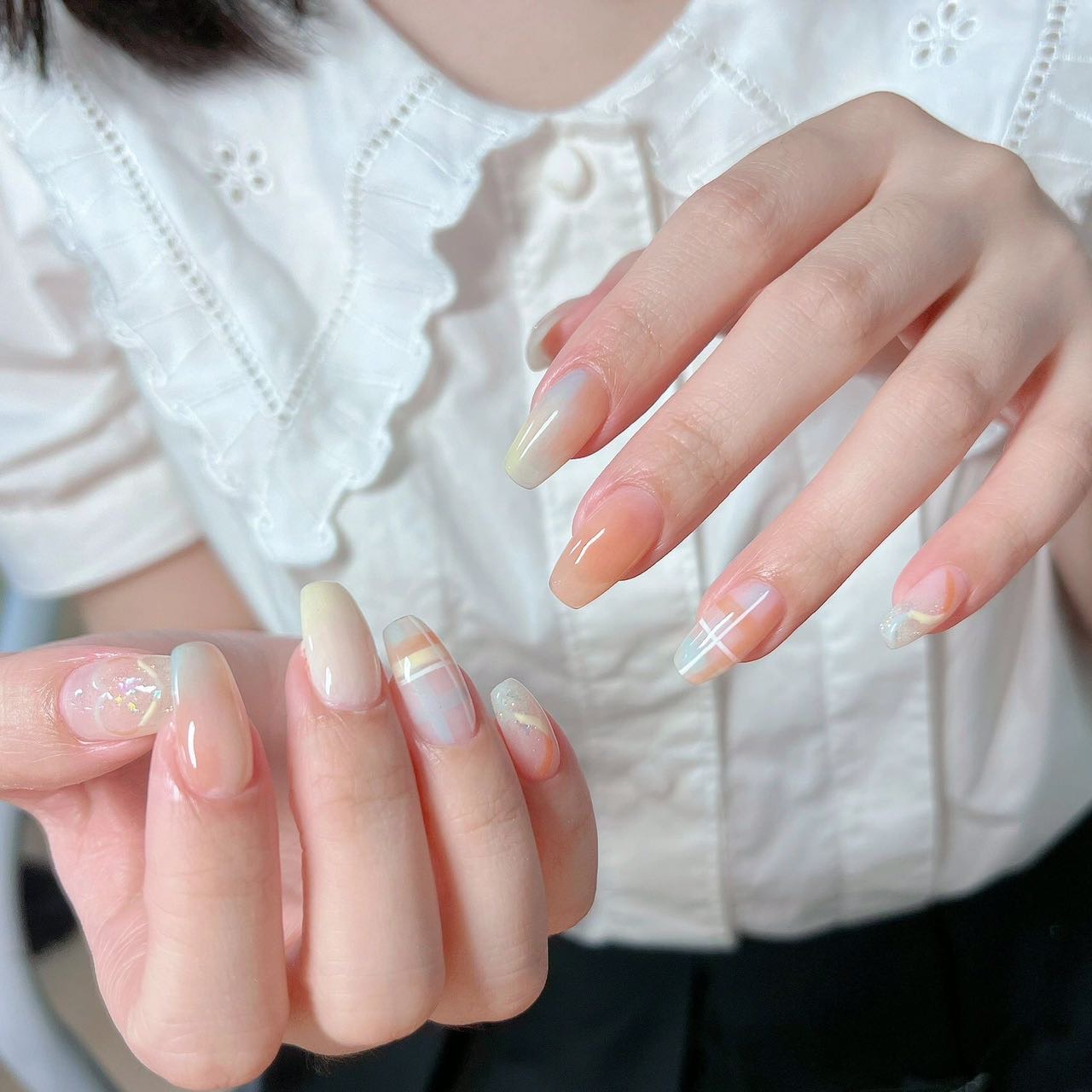 🌻🌻🌻 ⁼³₌₃ 快乐用美甲覆盖 美 并 配图2