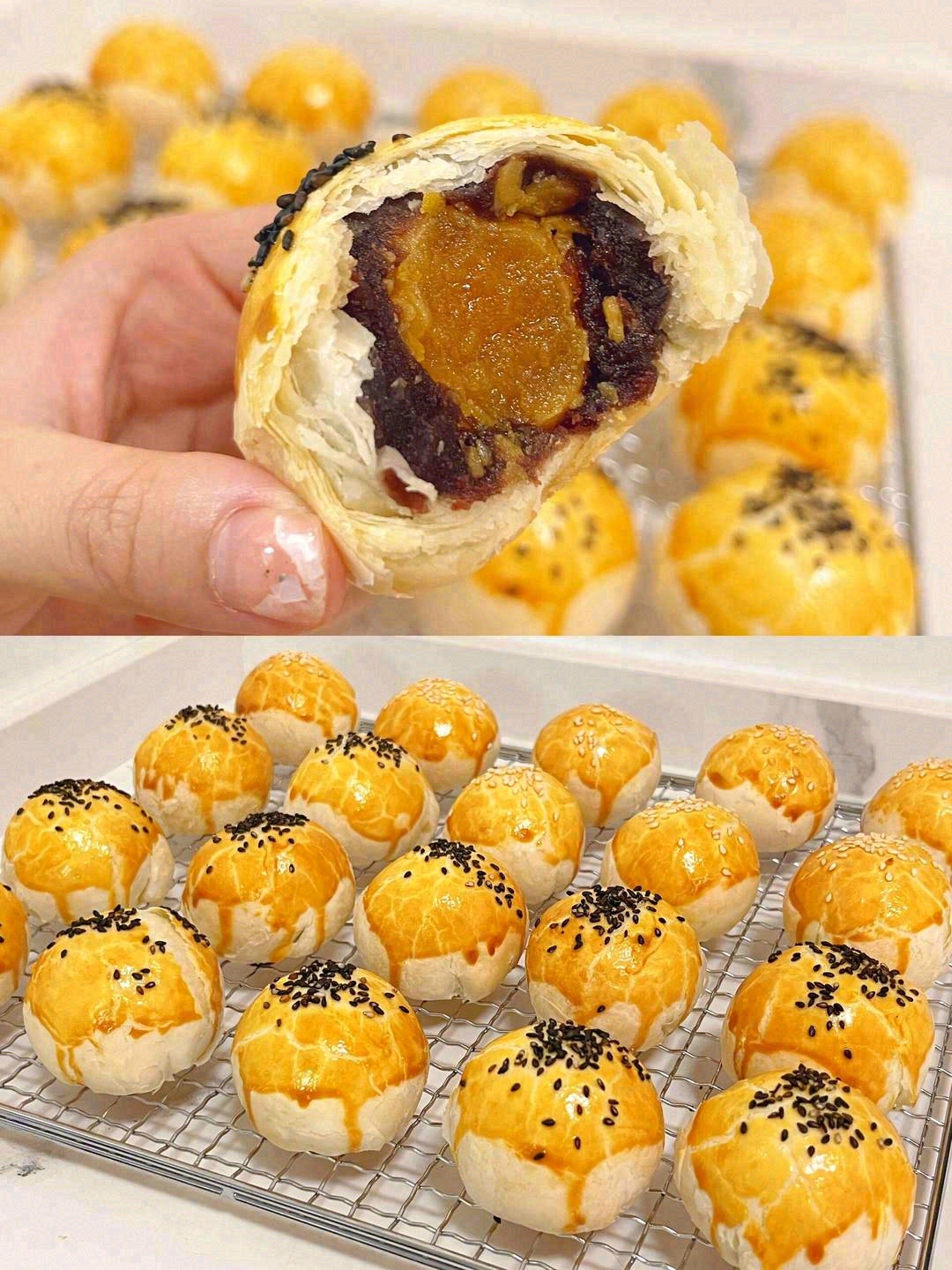 当你轻咬下去😋，暖暖的蛋黄涌现 彷佛阳光 配图2