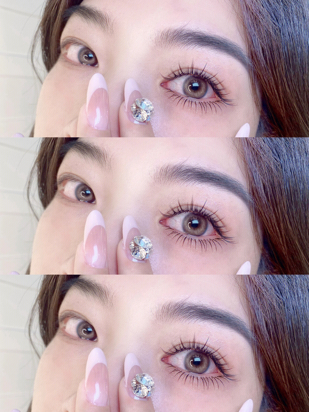 不挑眼型的慵懒款睫毛 //