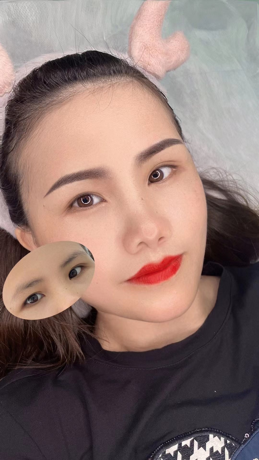 今日份眉毛即刻效果📝 能阻止你变美始终是