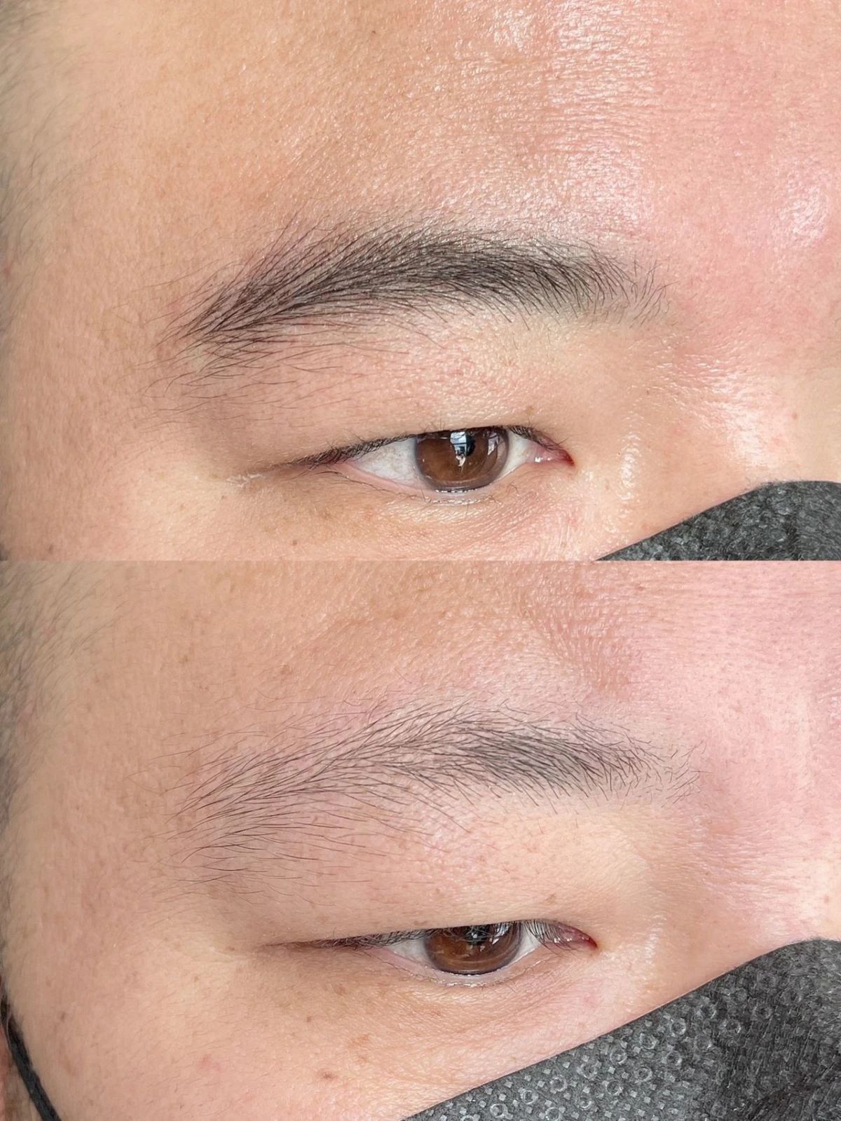 男士纹眉效果🆚 每一个顾客的蜕变 每一份
