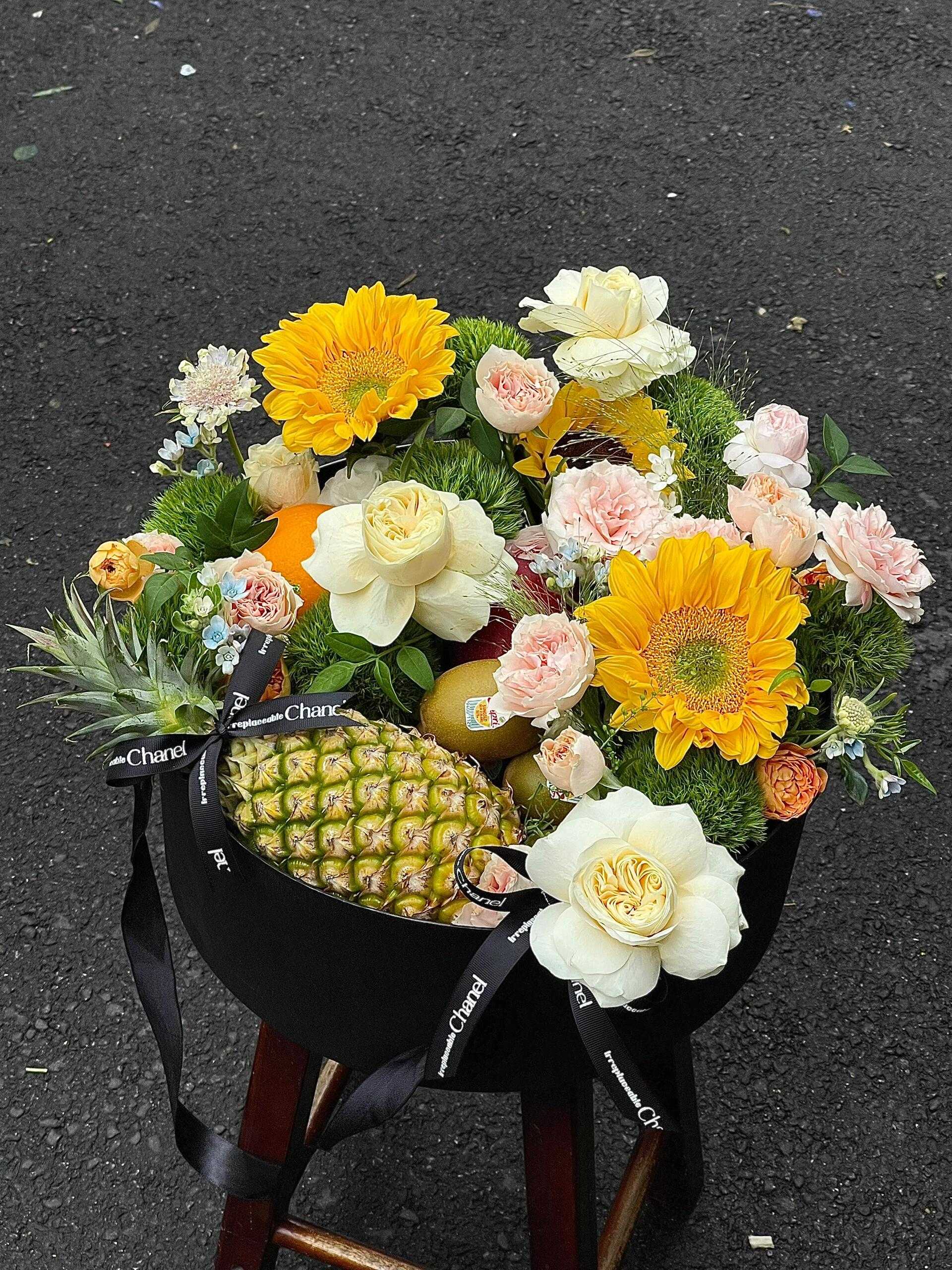🍍菠萝寓意“旺来” 向日葵代表阳光🌞 愿 配图2