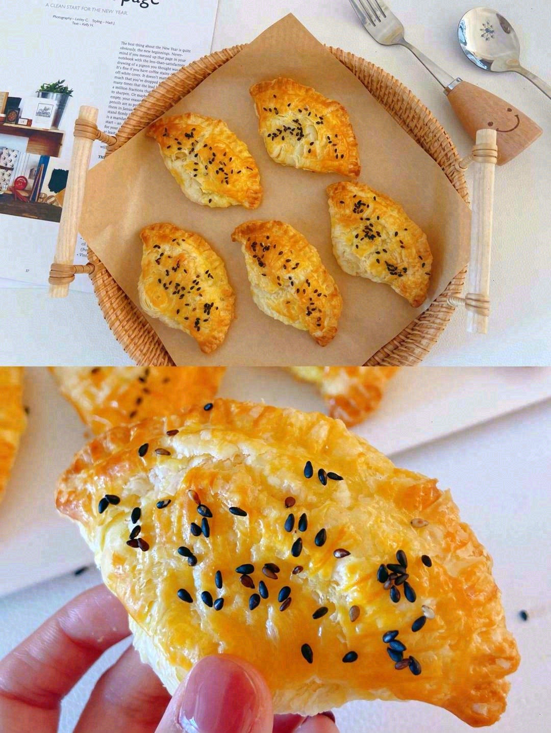 🥟表皮酥脆，肉嫩香糯🍰闻起来一股淡淡的香 配图2