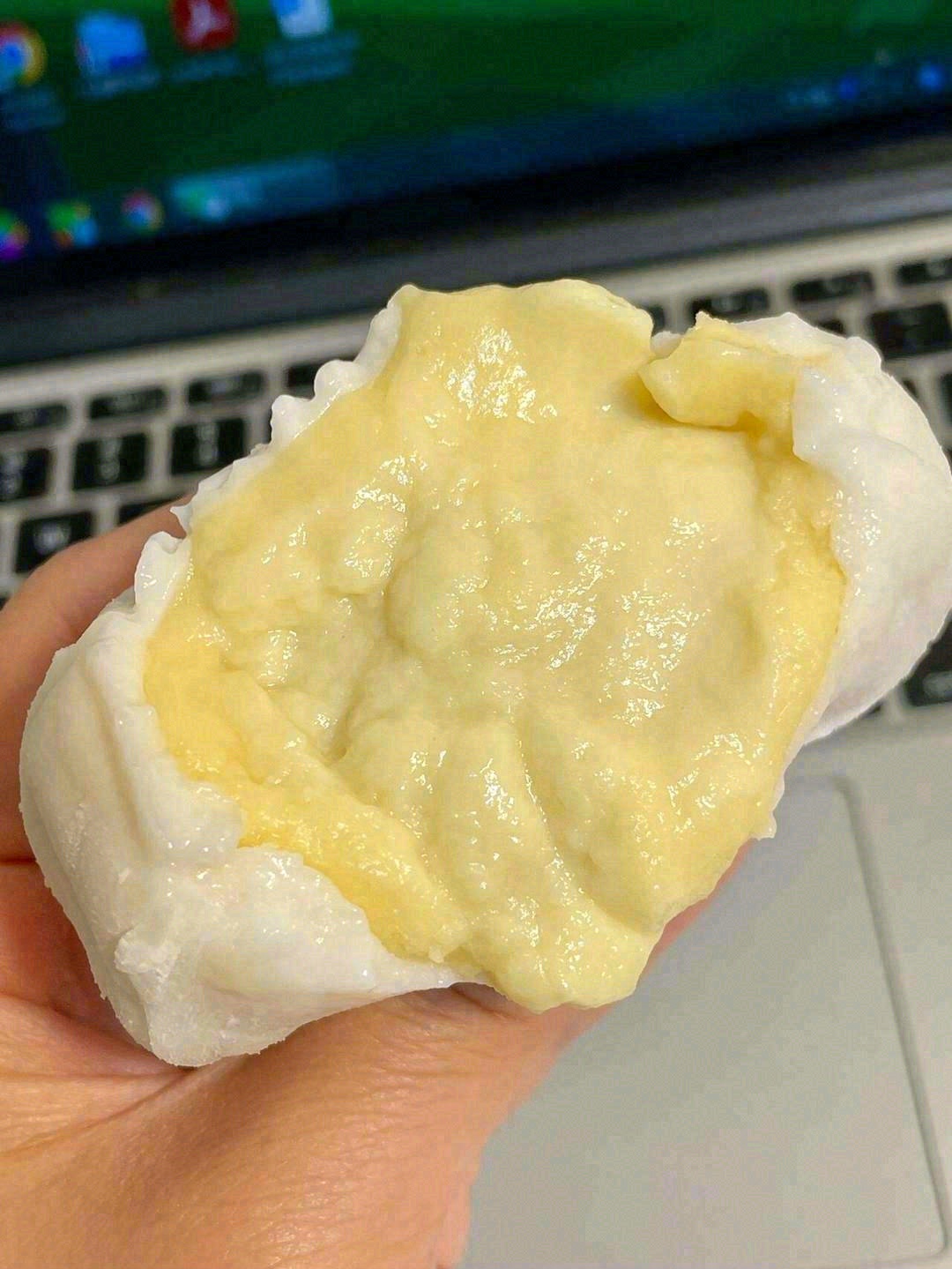 🌾皮薄馅多、Q弹软糯🍥，会爆浆的冰皮月饼 配图3
