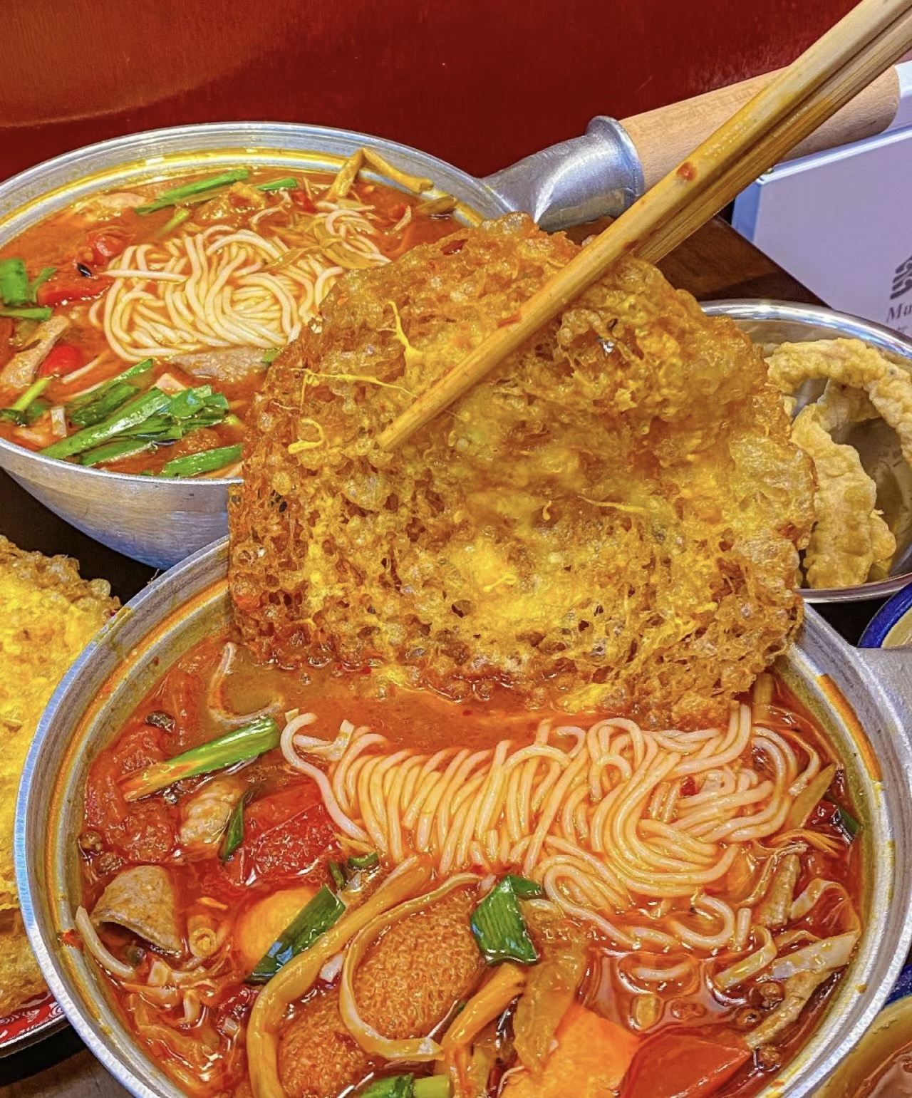 泡椒四鲜米线，一碗米线有四种老坛泡椒！真 配图2
