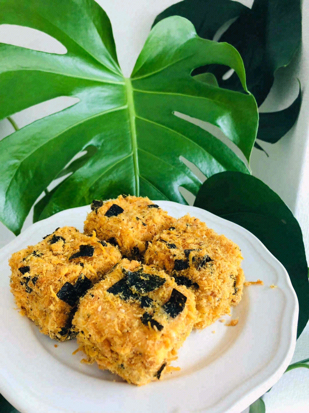 💛内心柔软的奶香蛋糕🥧，外表松脆的蟹黄肉 配图3