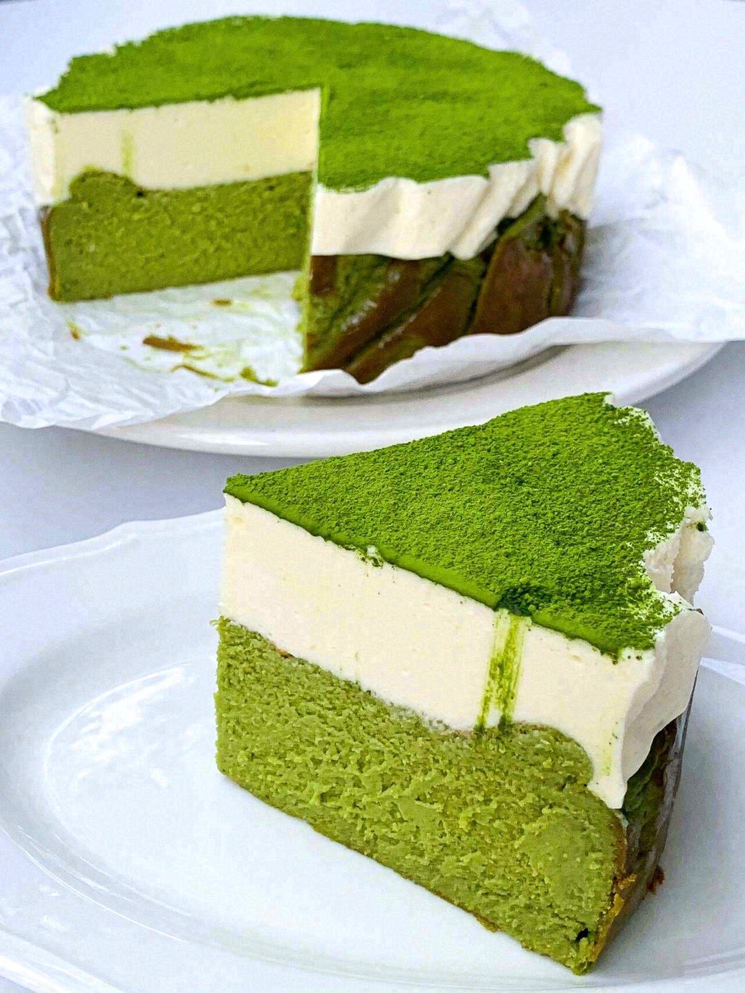 🍰 夏日清新甜品之抹茶的嫩绿 🍃不经意感 配图1
