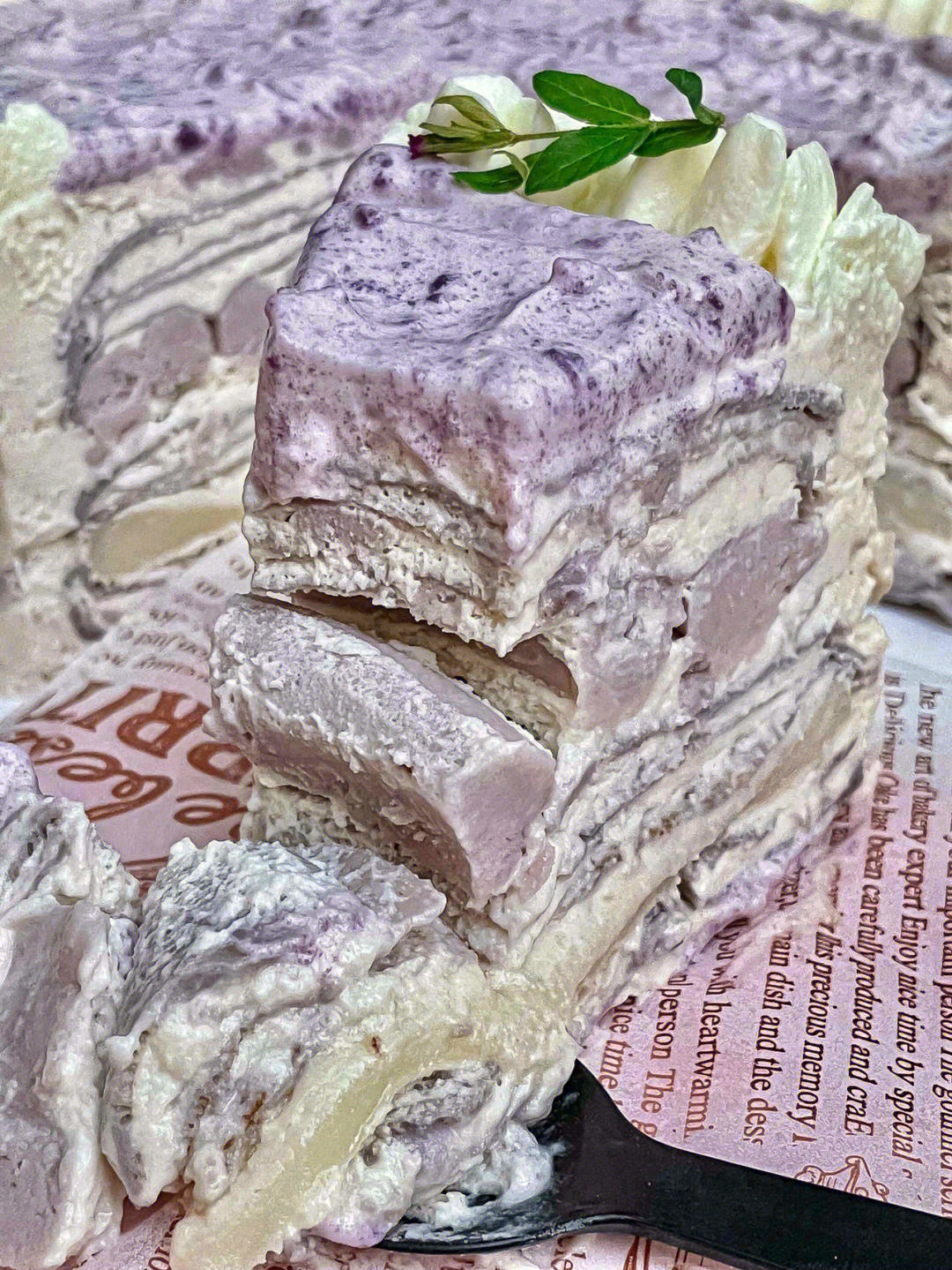 ⬇低卡芋泥千层yyds 低脂版满满芋泥千 配图3