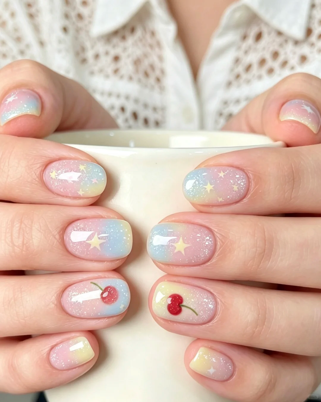 Nail share|ins风彩色美甲💅