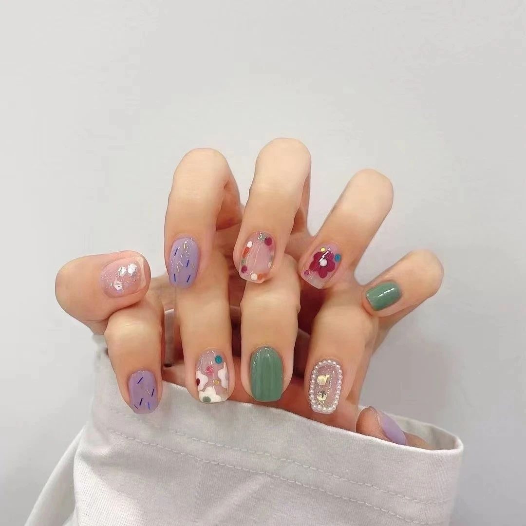 🌈收集色彩斑斓挂在指尖 🌸只为心中最可爱