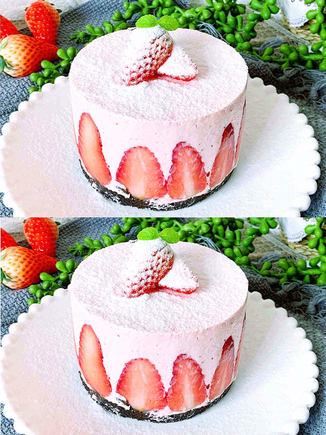 🤫没有甜甜の文案，只有甜甜の草莓蛋糕🍰做 配图2