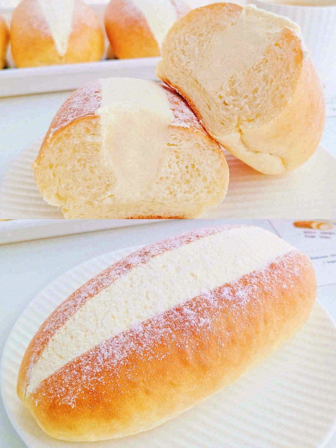童年记忆中😇老奶油面包🍞柔软是用熬糖加入 配图1