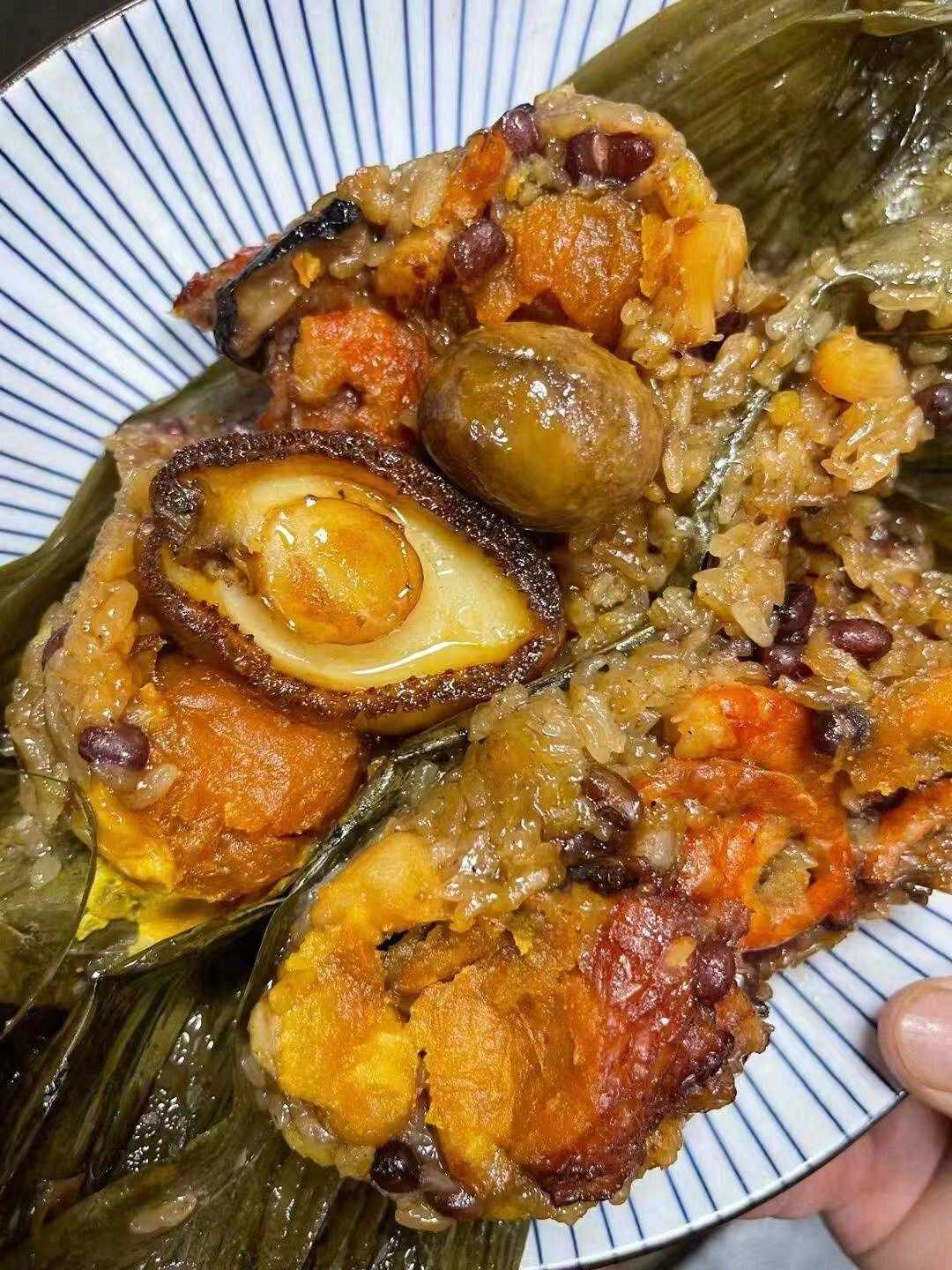 一整只鲍鱼入粽🦪这豪华程度，作礼粽不要太 配图1