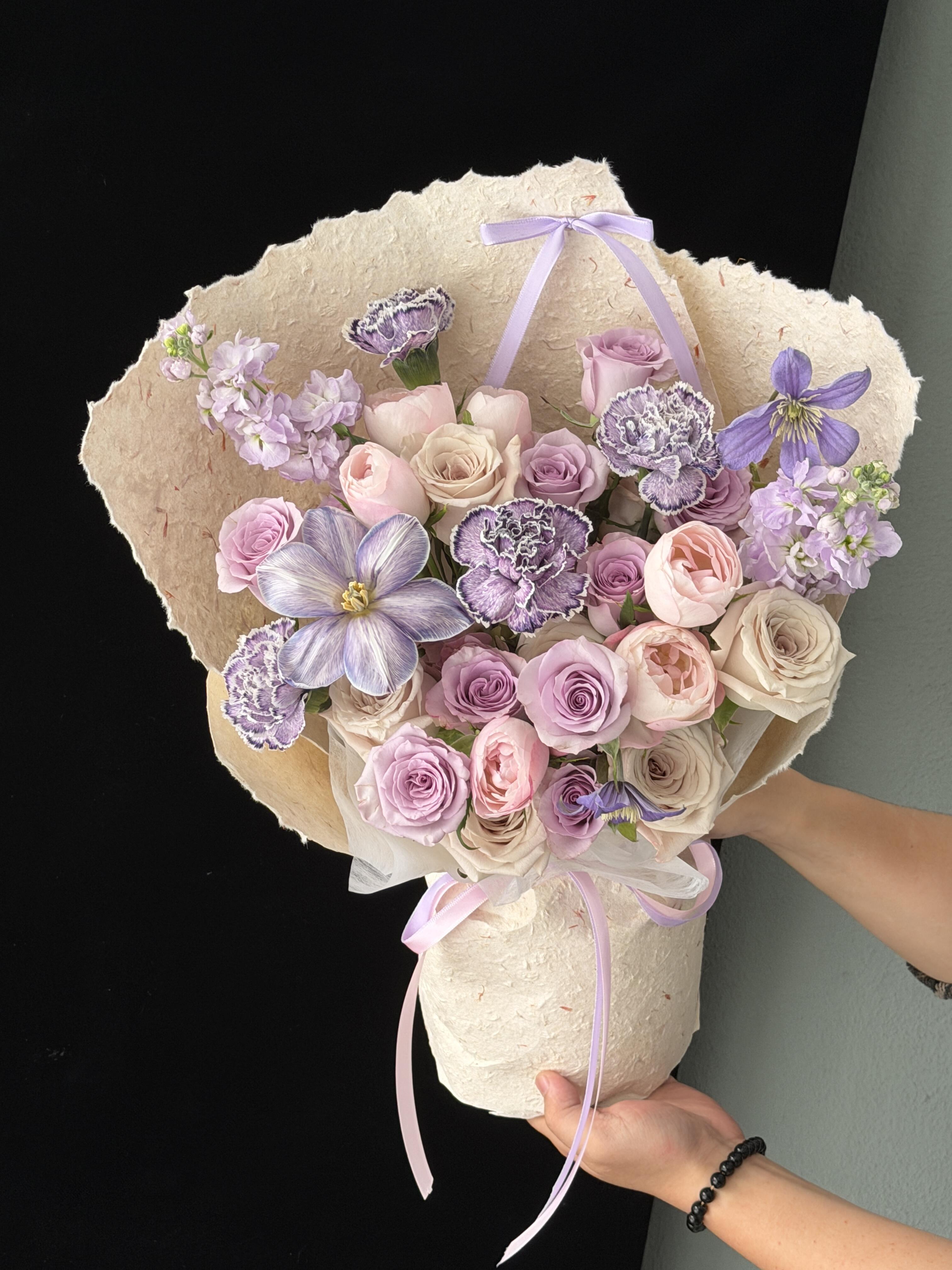 粉是希望🌸 紫是信仰 像紫鸢尾穿越风雨💜 配图3