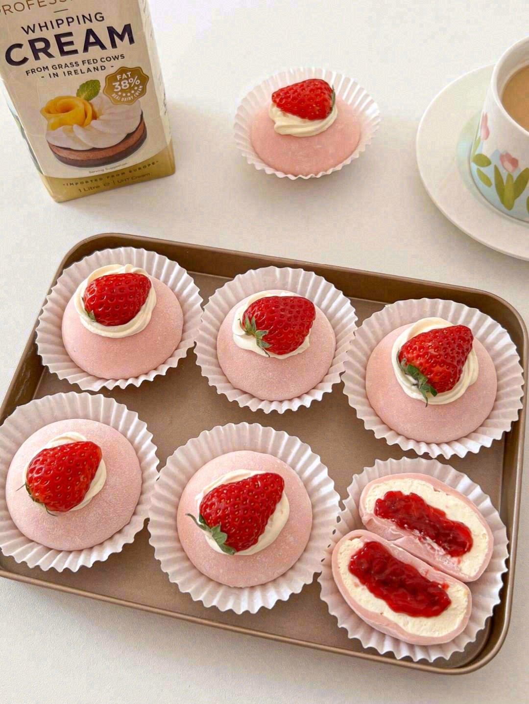 🍥可可爱爱的雪媚娘，糯糯叽叽的面皮包着入 配图2