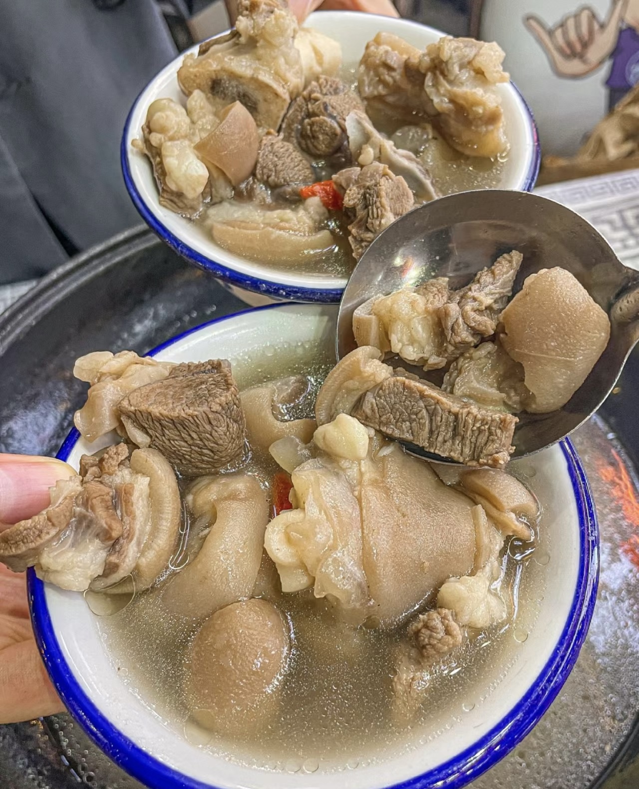 滋补羊肉火锅汤底：白萝卜十玉米 十羊肉汤 配图1