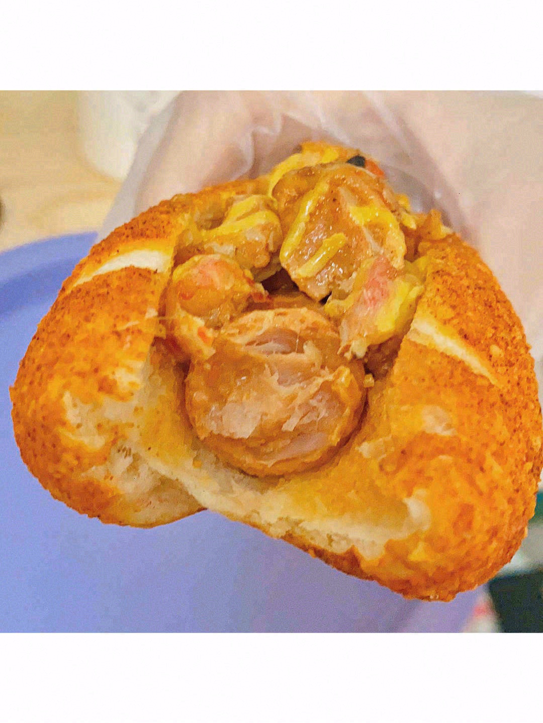 「🦐神奇的小龙虾面包」吃了一口就明白这名 配图2