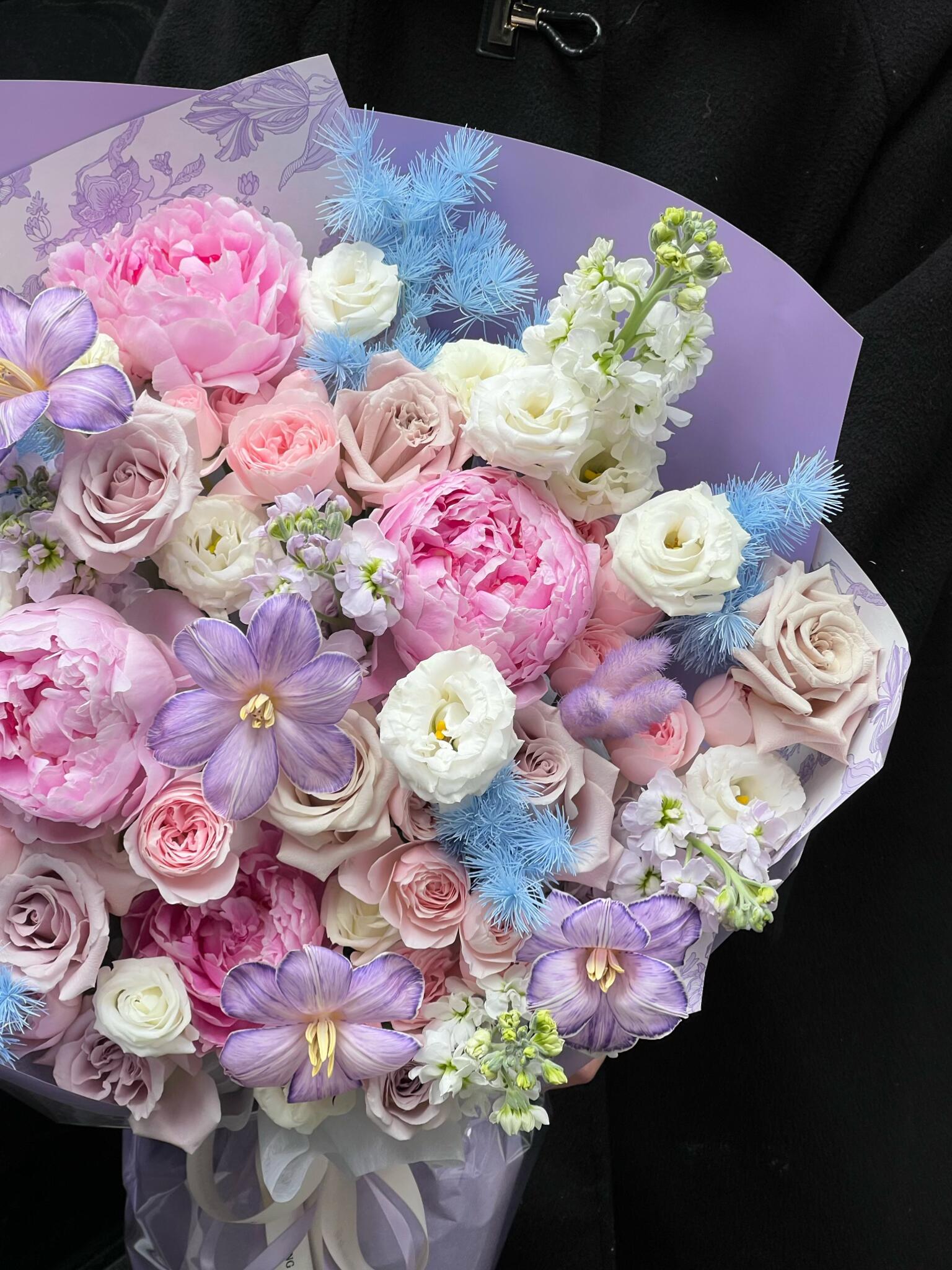 芍药正当季🌸 沙拉芍药混搭花束💐 超级大 配图1