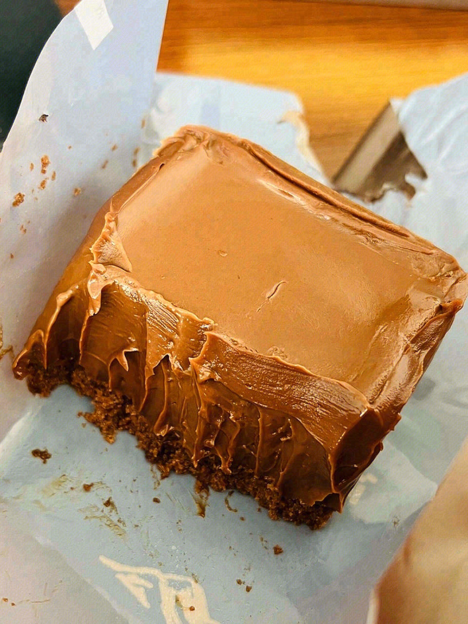可味松软蛋糕底，搭配55%纯脂巧克力🍫口