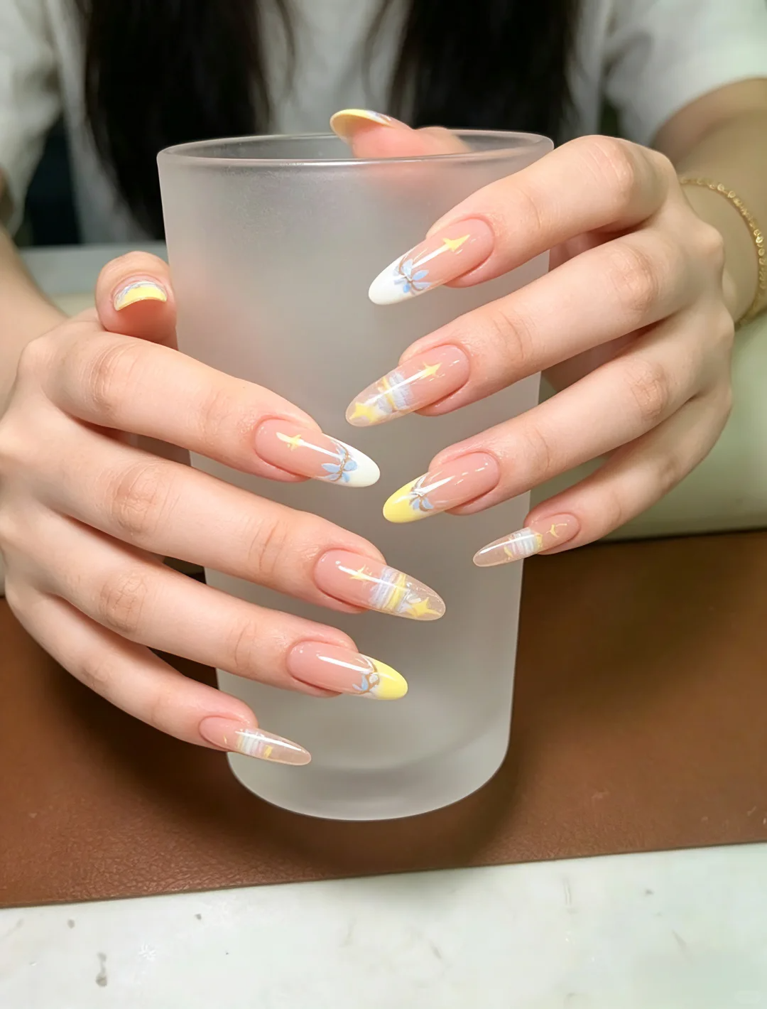 💛春日嫩黄 | 彩绘花花美甲