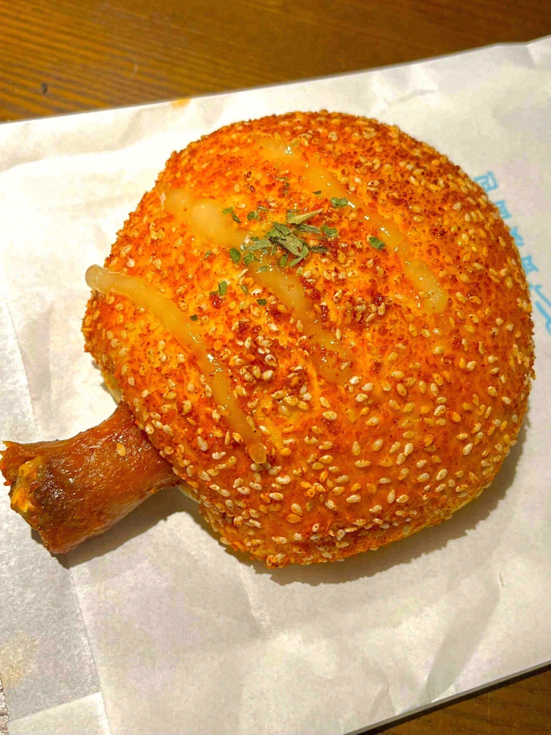 💥外面包裹的酥脆的面包皮，里面是藤椒味的 配图3