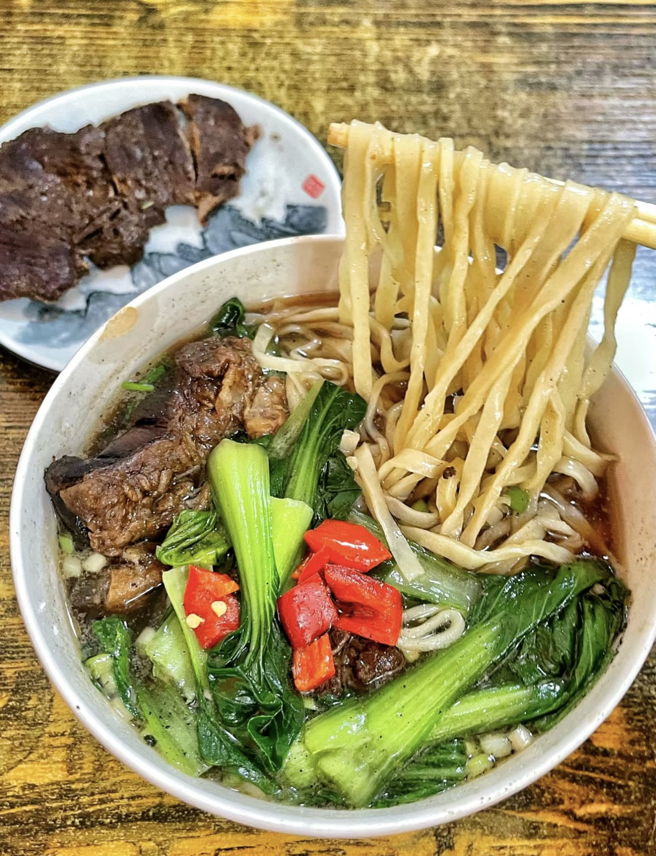 👍手工制作的杠子面，面条根根劲道👍，🍜口 配图1