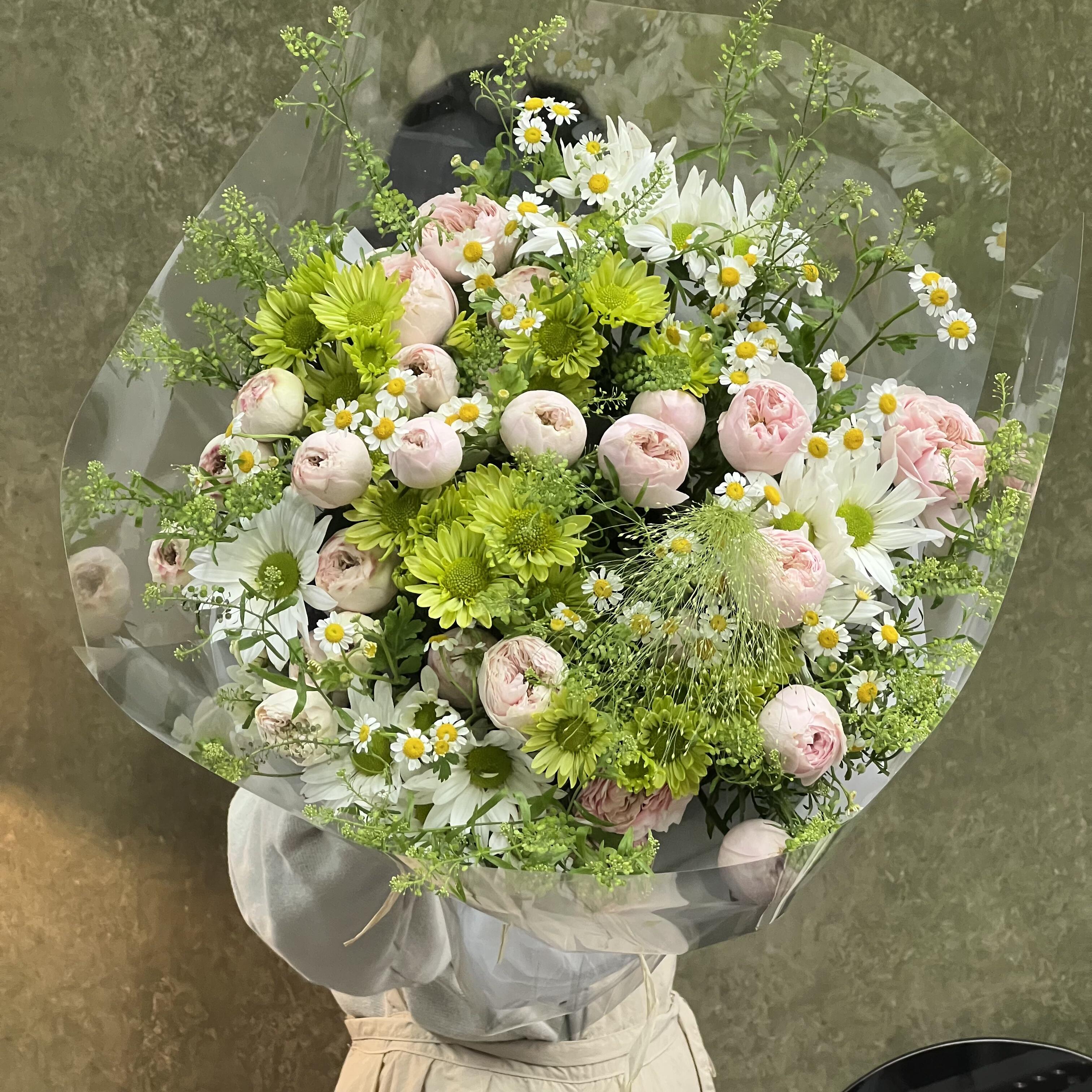 酷皮混搭花束 仿佛在山野间🌿 随手🌼一束 配图2