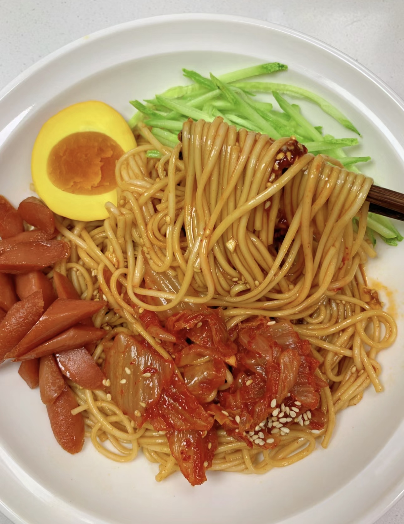 韩式拌面，热情奔放的美味冲击！丰富的食材 配图2