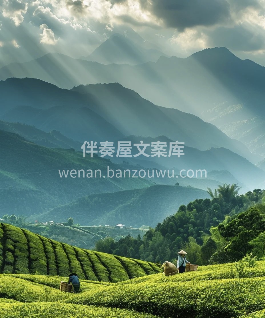 早晨，当第一缕阳光穿透厚重的云层，金色的 配图2