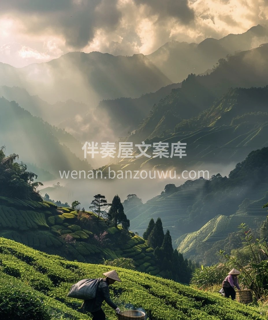早晨，当第一缕阳光穿透厚重的云层，金色的 配图3
