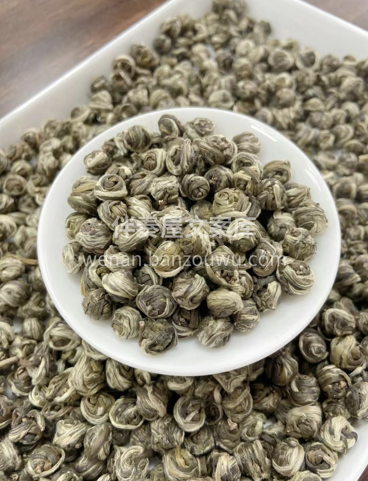 古树白茶龙珠心 整个制作工序不炒不揉，传 配图3