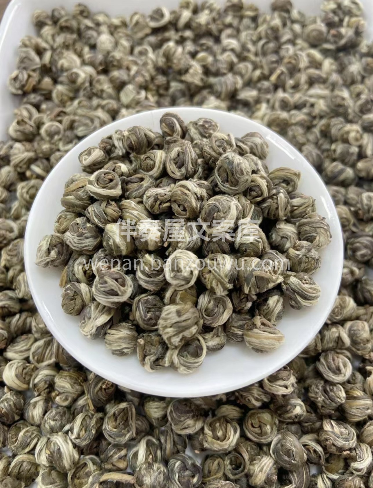 古树白茶龙珠心 整个制作工序不炒不揉，传 配图1