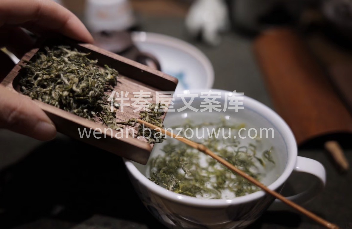春茶至鲜，不过碧螺。条索纤细，满身披毫， 配图3