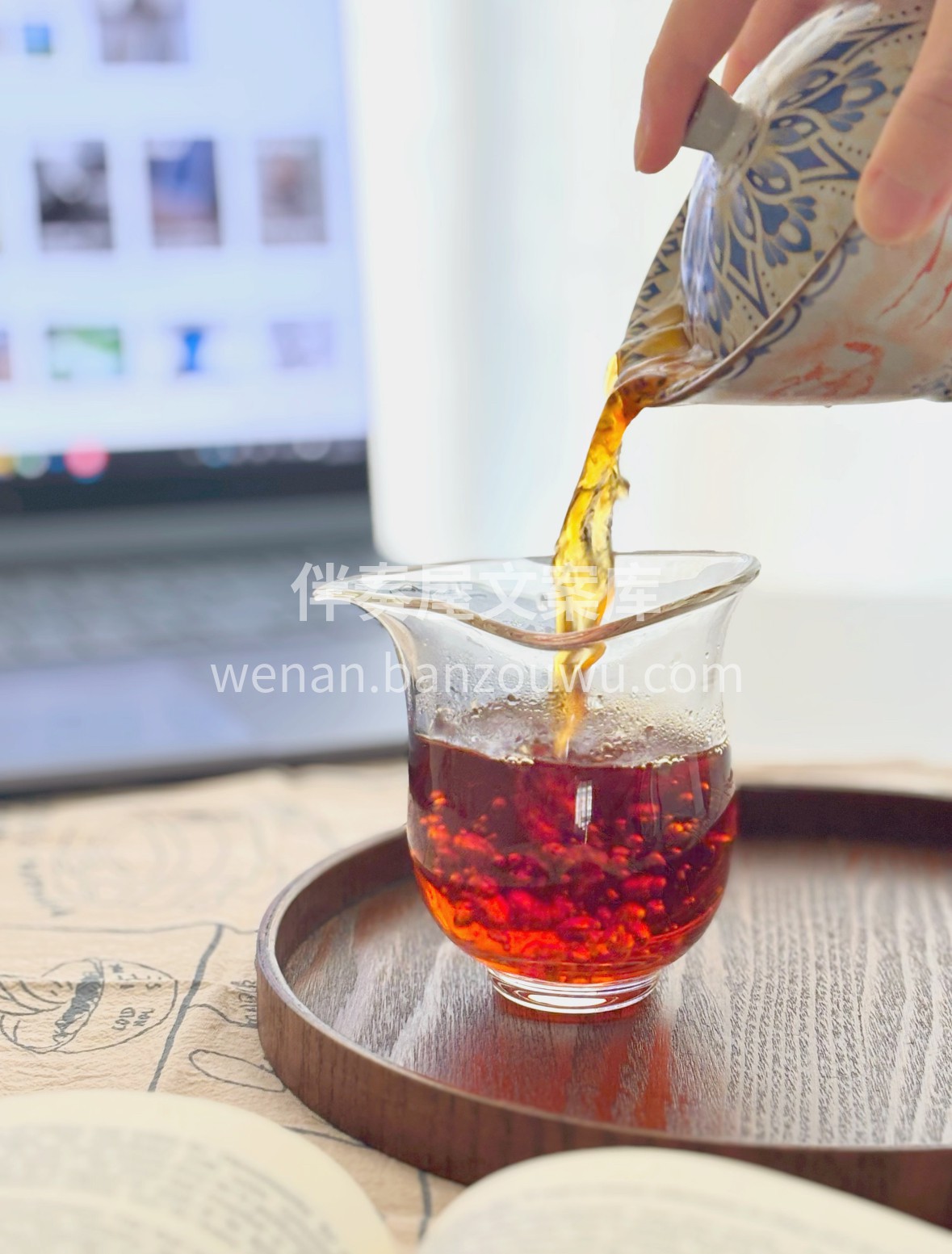 溯源台湾日月潭畔，云雾浸润每片茶芽。茶汤 配图1