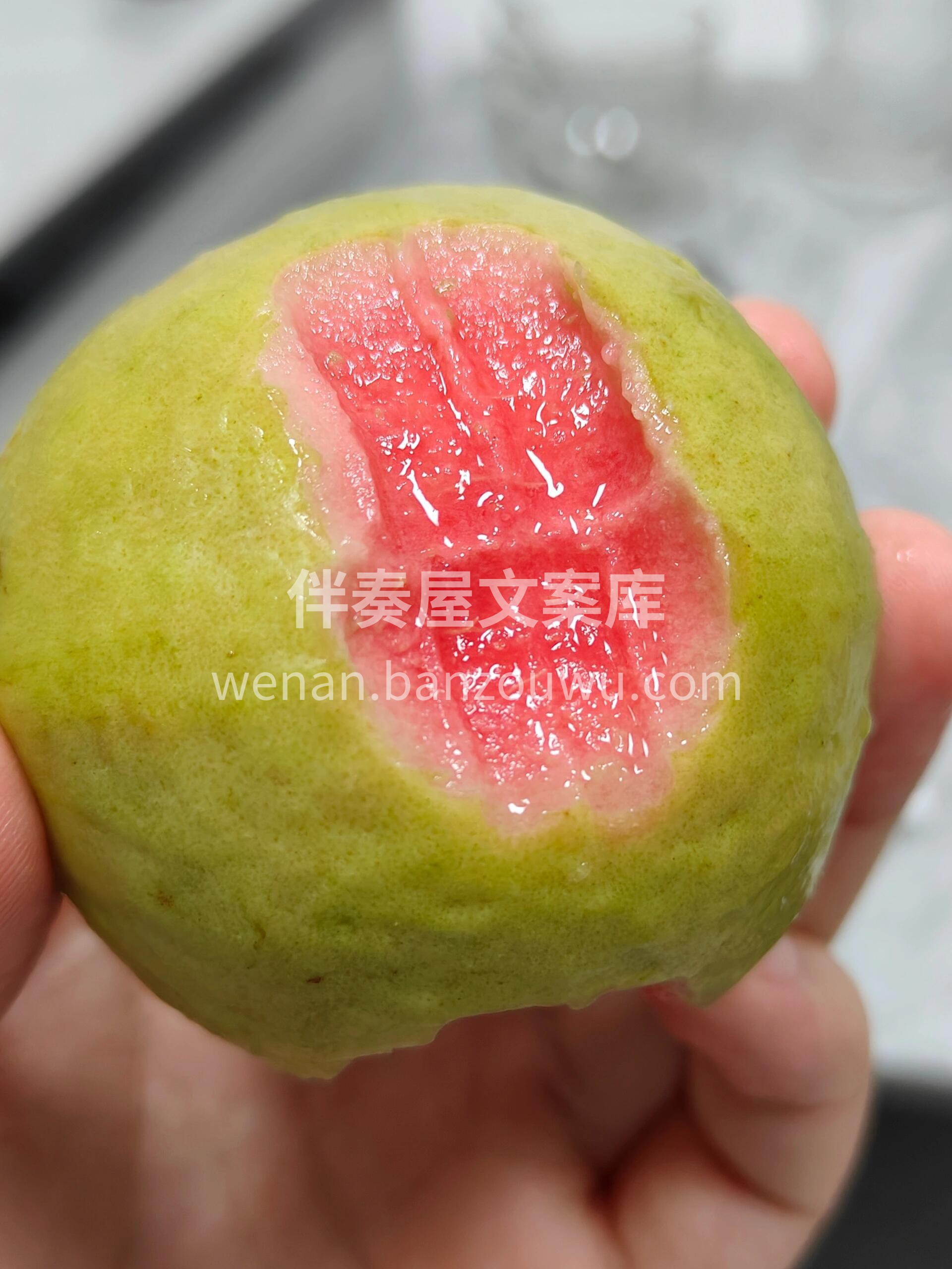 红心番石榴😍 “热量低，高VC”✅果肉中 配图1