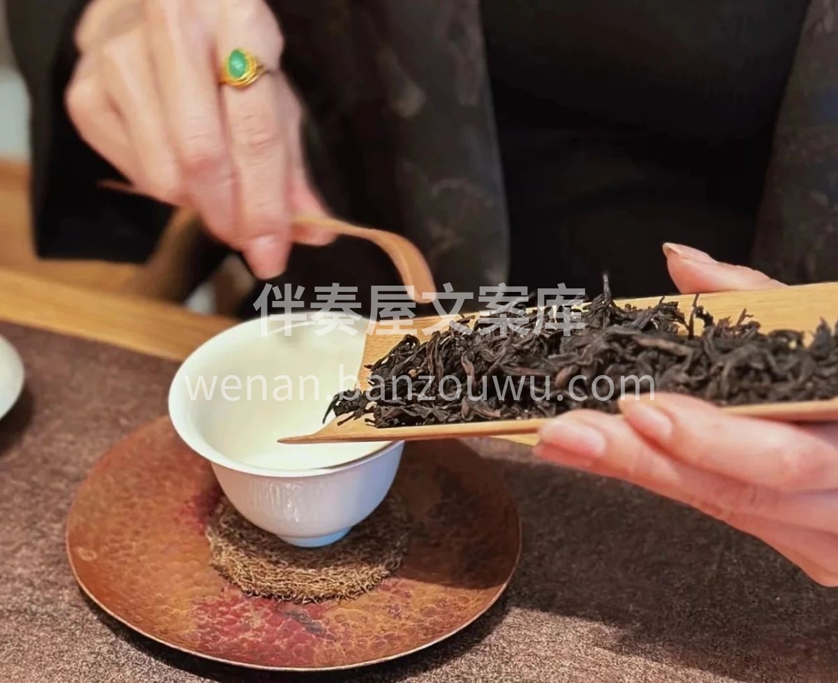 🌃晚上喝岩茶，是一种享受，更是一种生活态